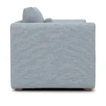 Marina 38_ Lounge Chair - Silver Light Blue