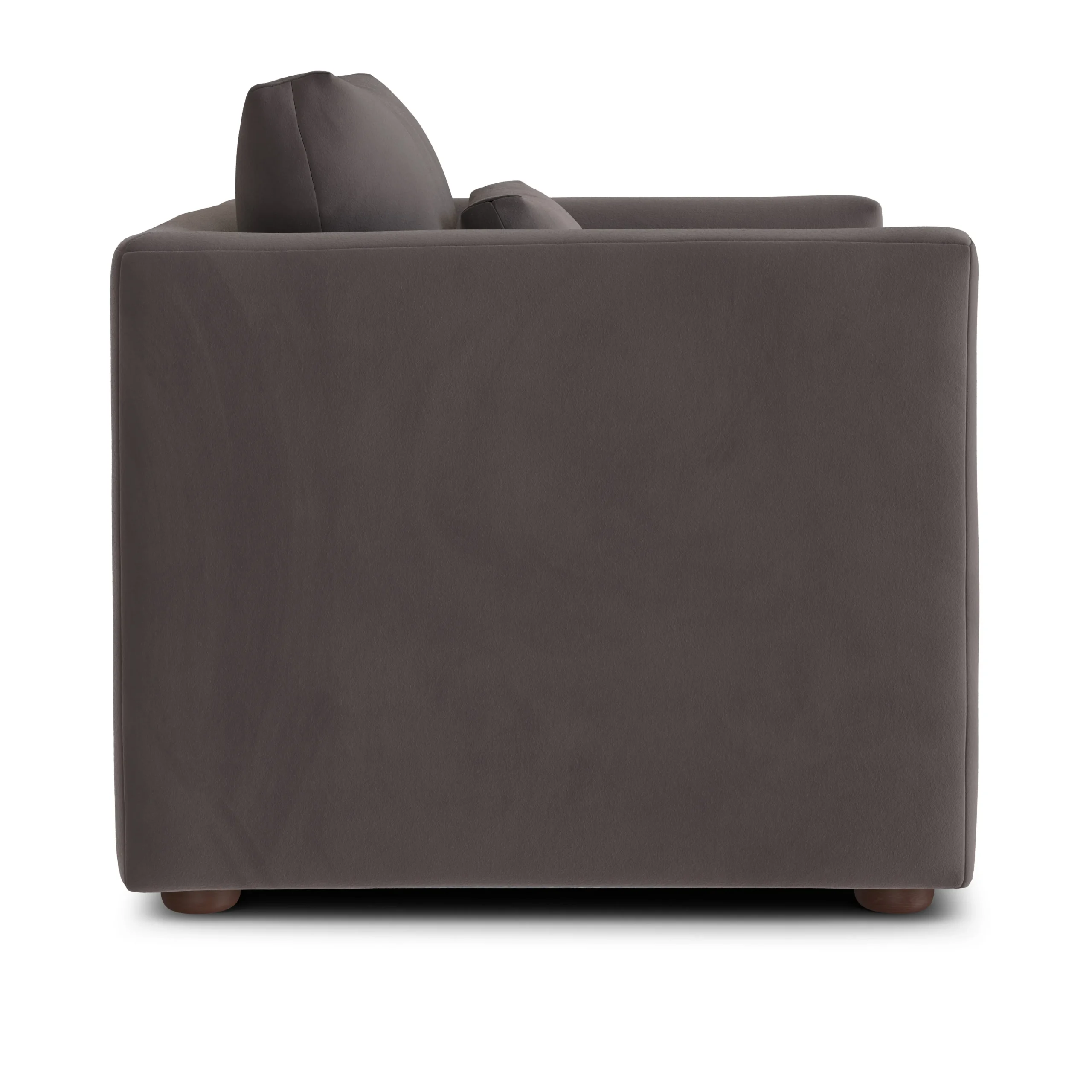 Marina 38_ Velvet Lounge Chair - Hale Warm Gray - Image 10