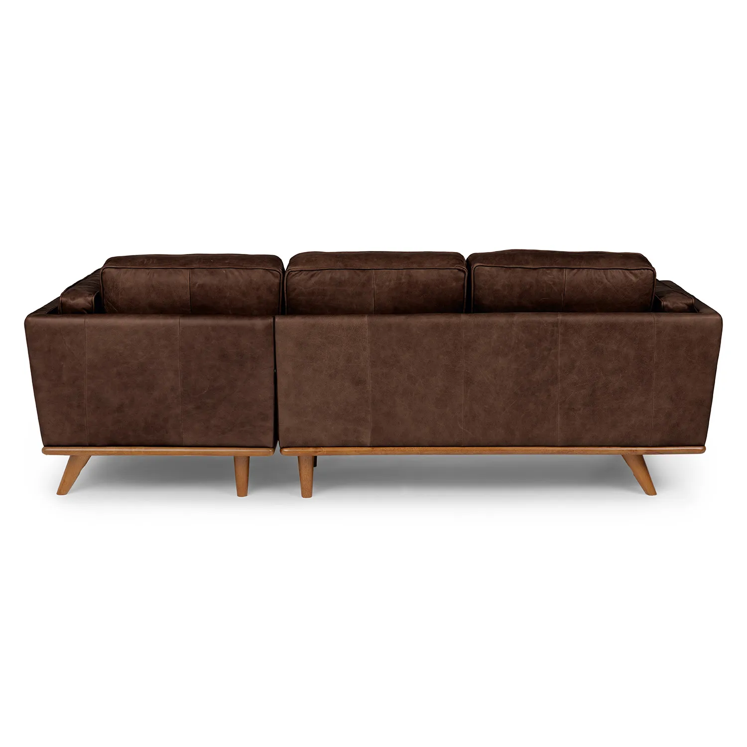 Timber 93_ Leather Right Sectional - Charme Chocolat - Image 5