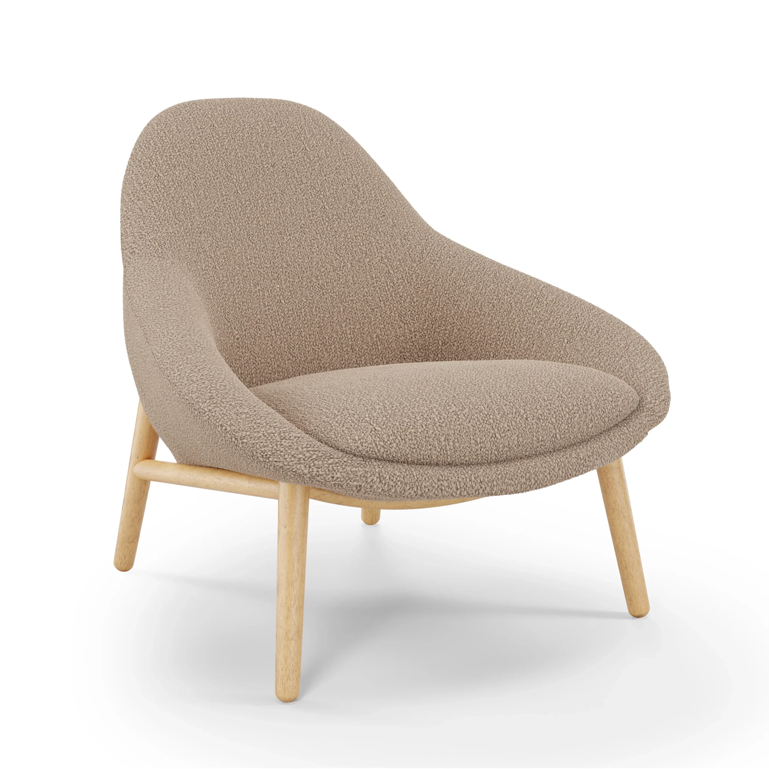 Sunny 32_ Lounge Chair - Sandstone Wool Bouclé - Image 10