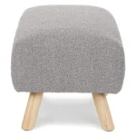 Gabriola 23_ Ottoman - Dover Gray Bouclé