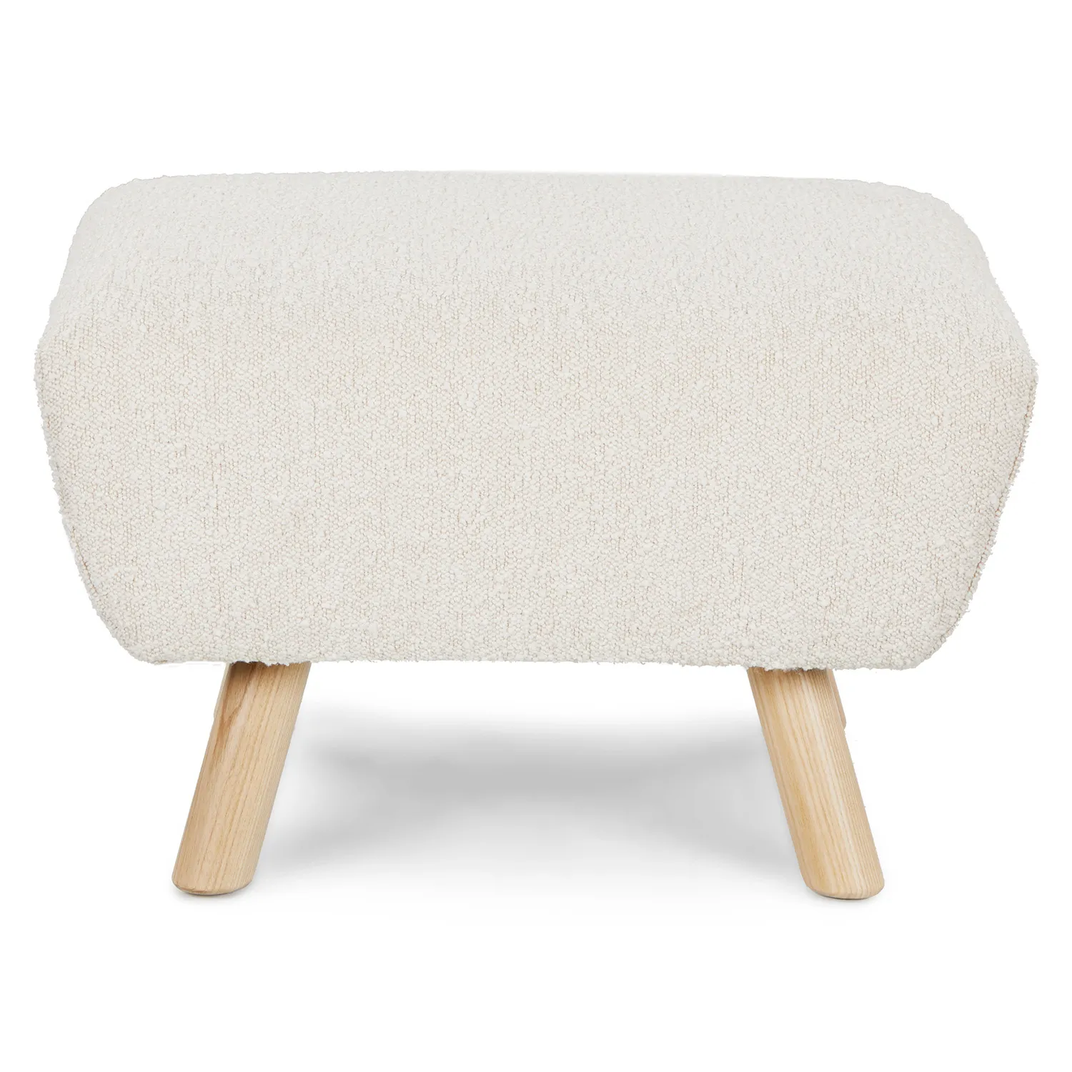 Gabriola 23_ Ottoman - Ivory Bouclé - Image 5