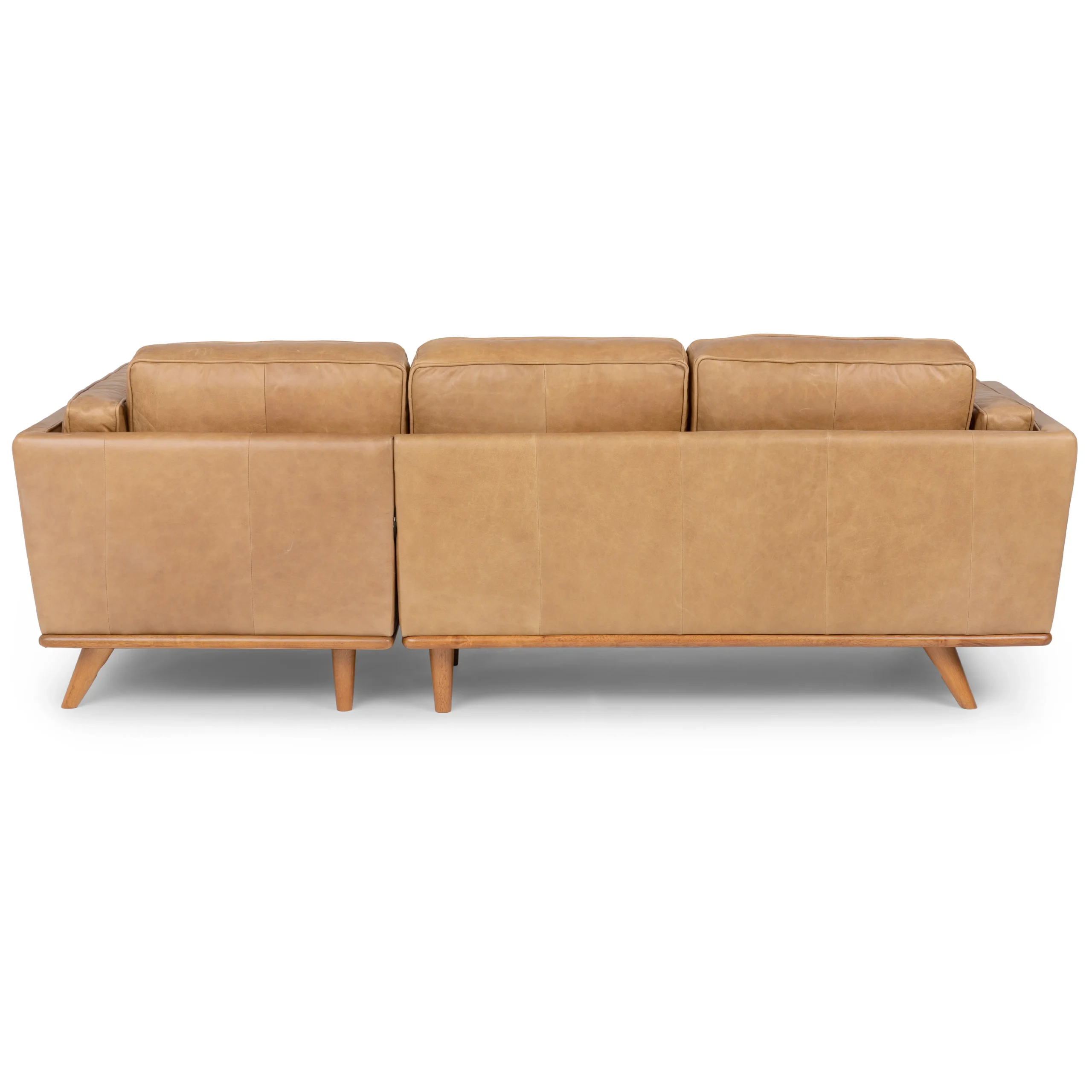 Timber 93_ Leather Right Sectional - Charme Tan - Image 5