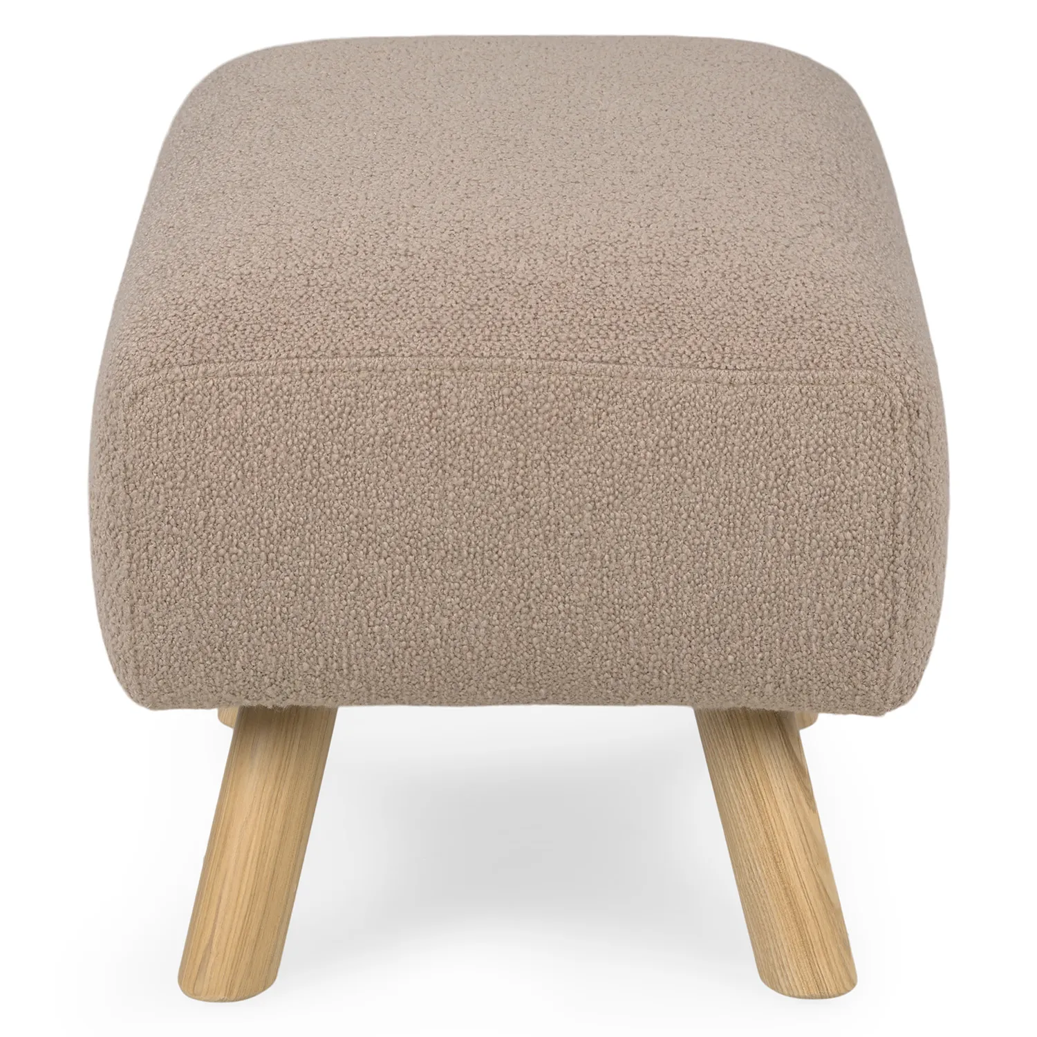 Gabriola 23_ Ottoman - Sandstone Wool Bouclé - Image 5