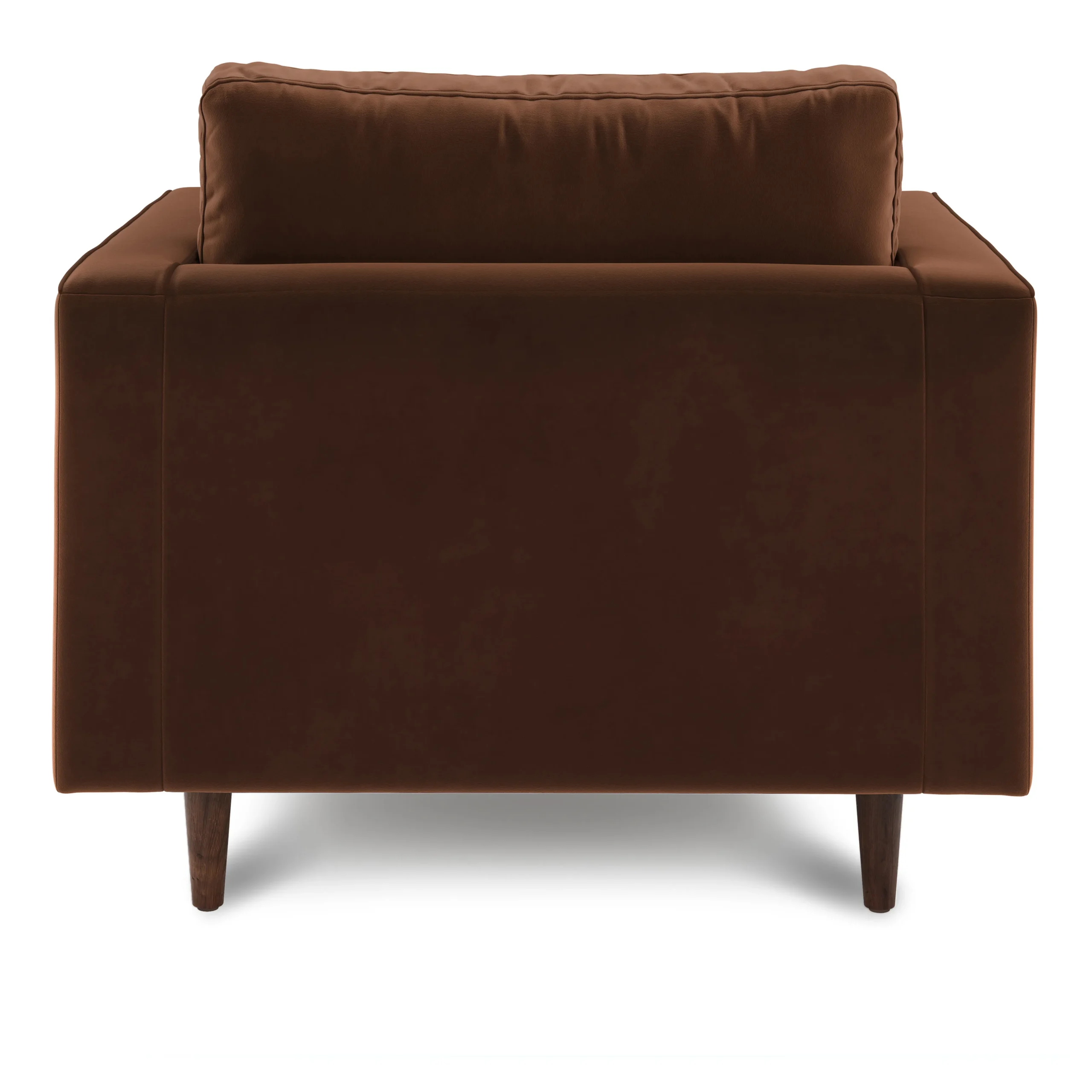 Sven 42_ Tufted Velvet Lounge Chair - Plush Pacific Brown - Image 8