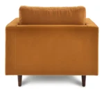 Sven 42_ Tufted Velvet Lounge Chair - Plush Pacific Ginger