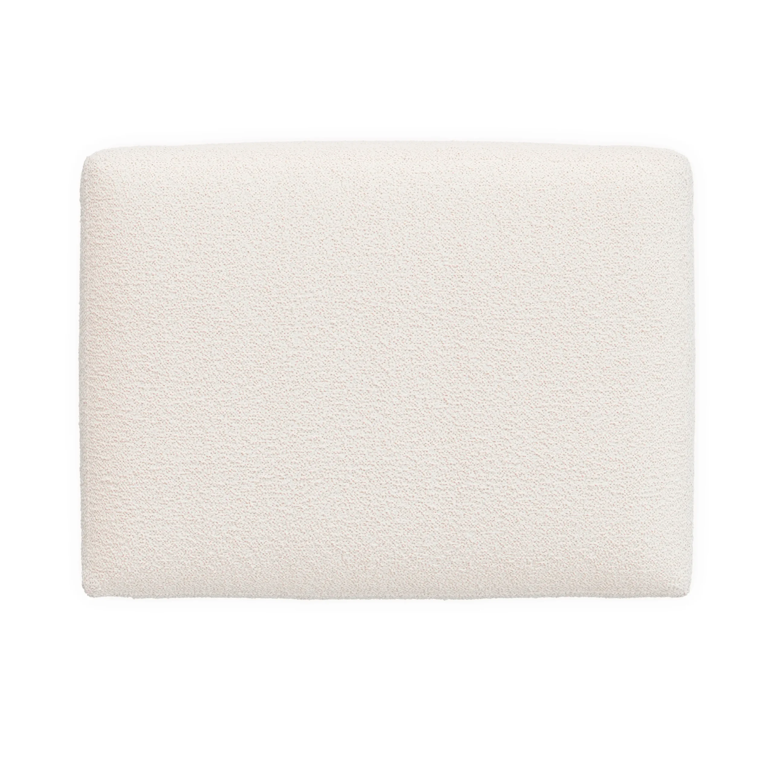 Landry 28_ Ottoman - Ivory Wool Bouclé - Image 5