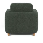 Vati 37_ Lounge Chair - Green Wool Bouclé