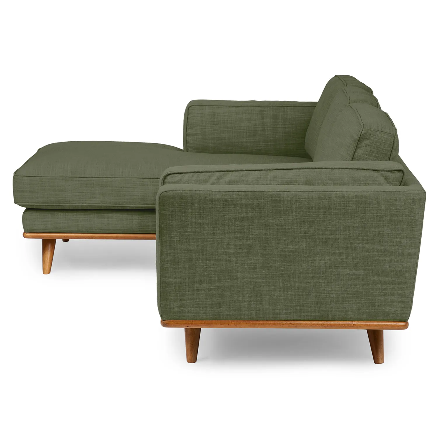 Timber 93_ Left Sectional - Olio Green - Image 5