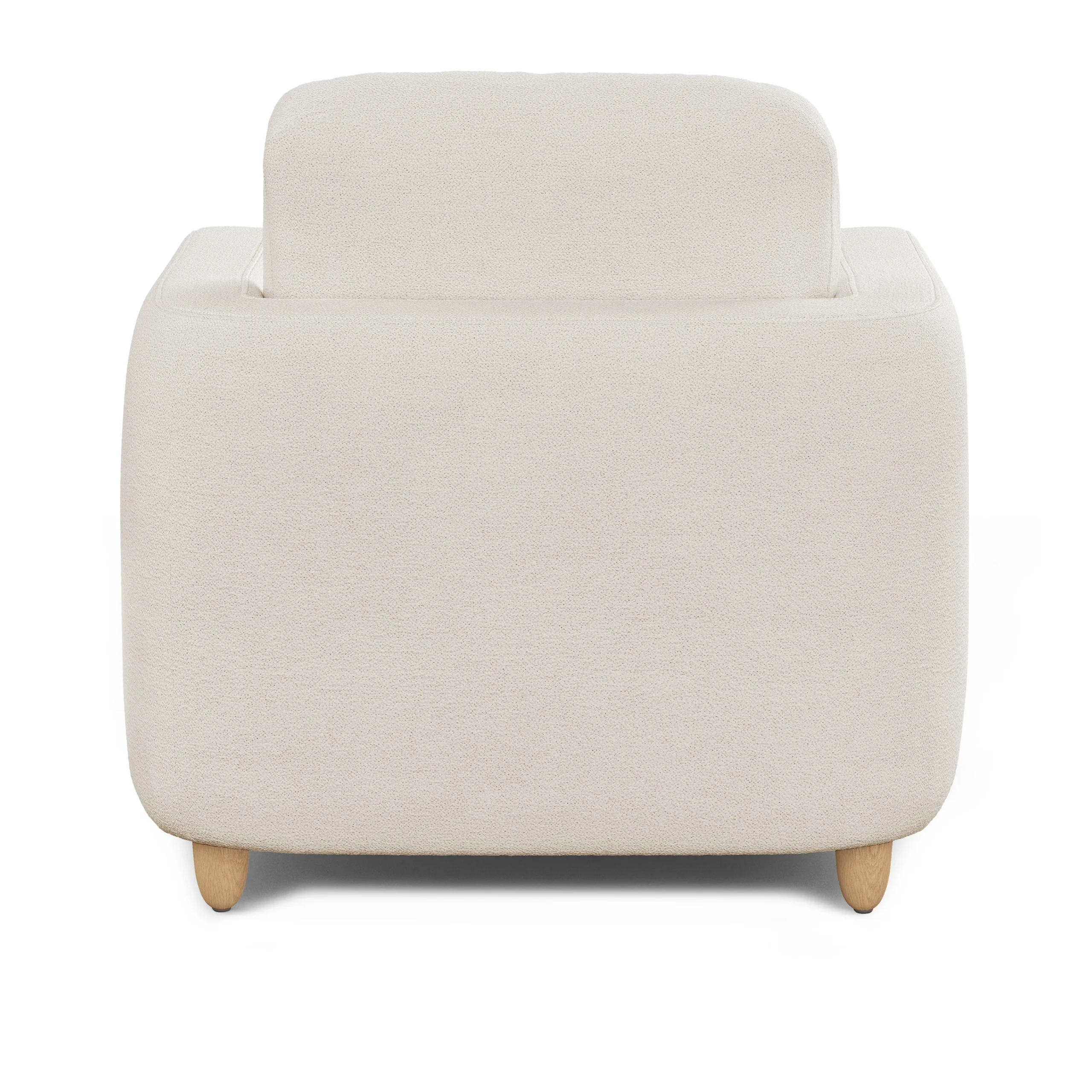 Vati 37_ Lounge Chair - Ivory Wool Bouclé - Image 8