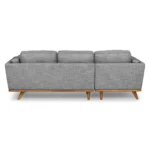 Timber 93_ Left Sectional - Pebble Gray