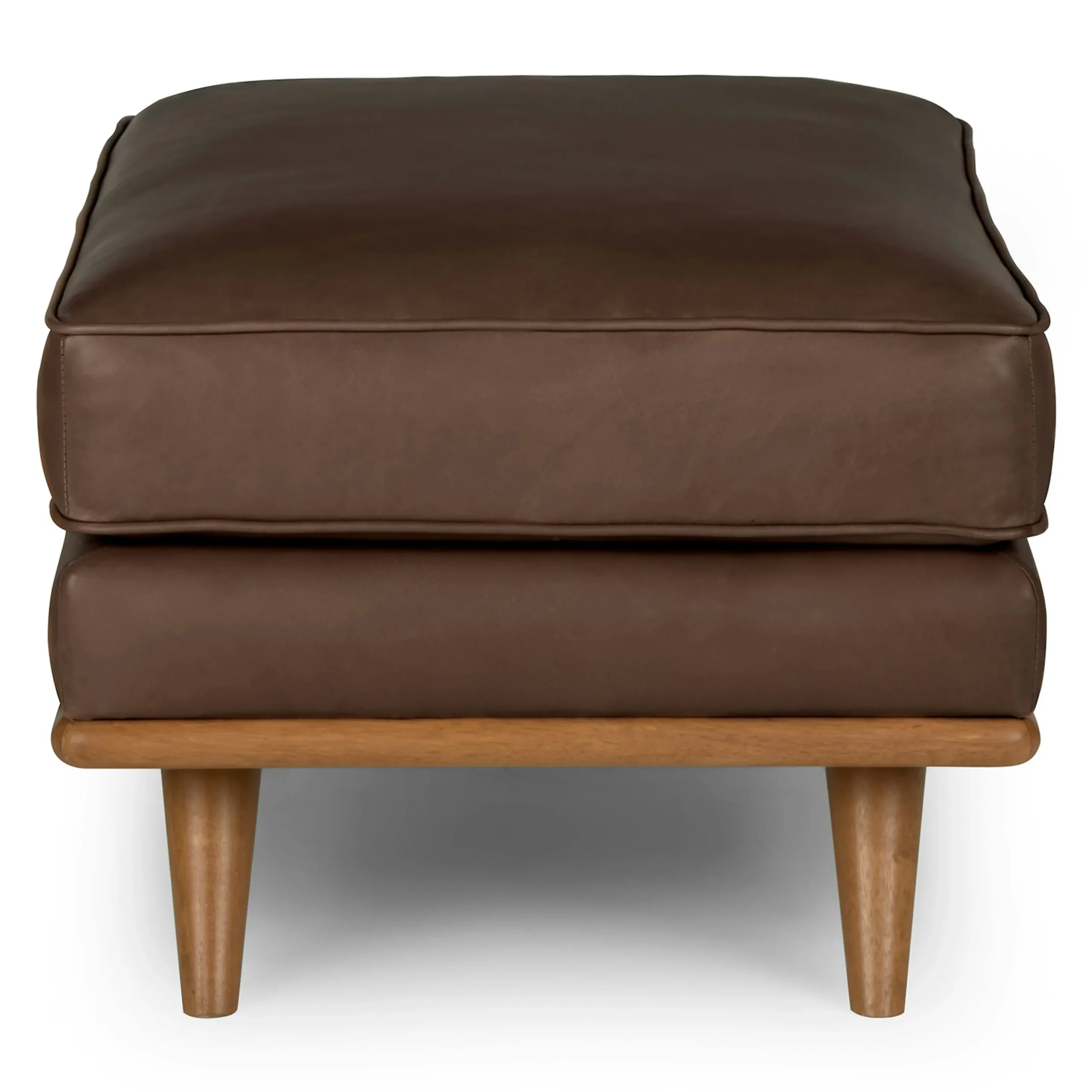 Timber 31_ Leather Ottoman - Charme Chocolat - Image 9