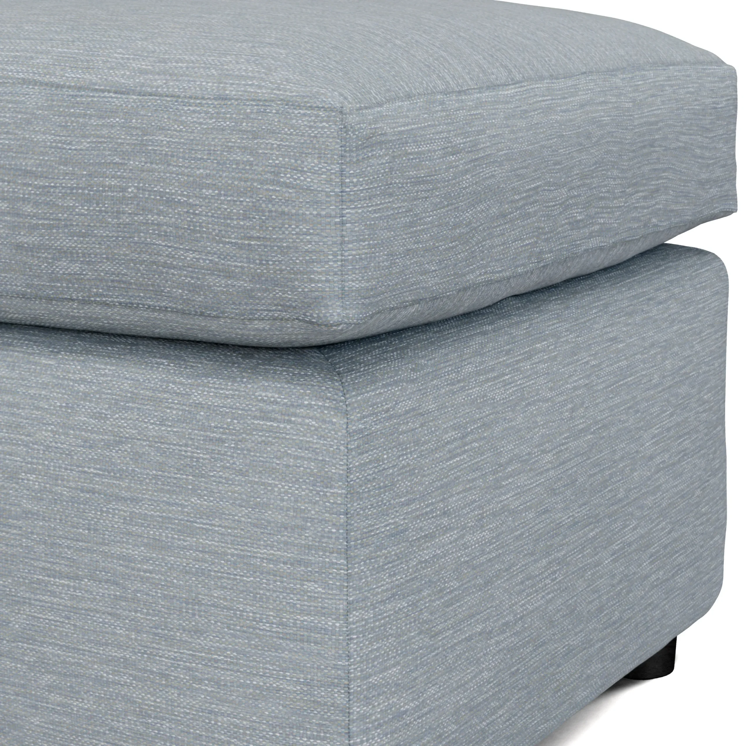 Landry 28_ Ottoman - Silver Light Blue - Image 5