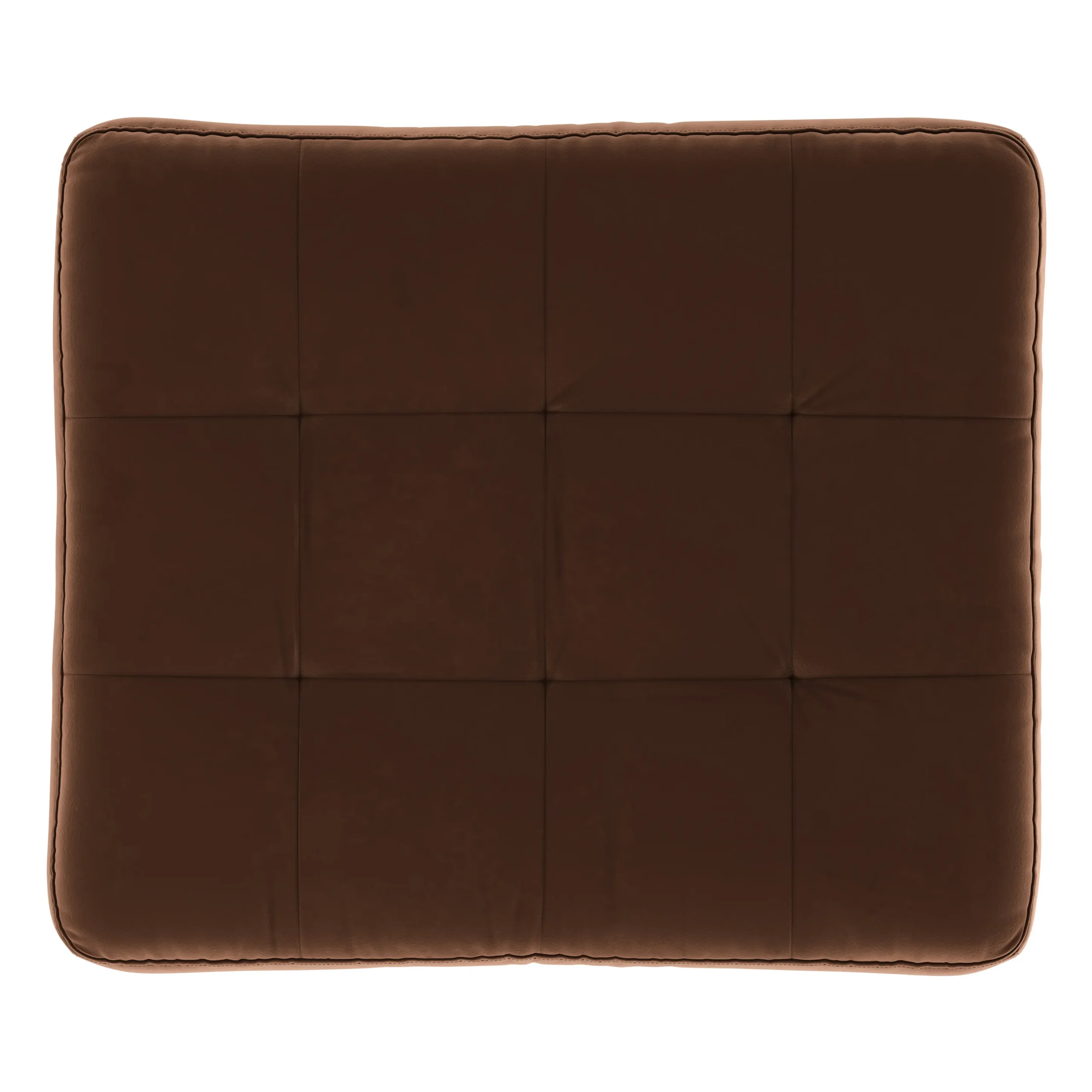 Sven 30_ Velvet Ottoman - Plush Pacific Brown - Image 6