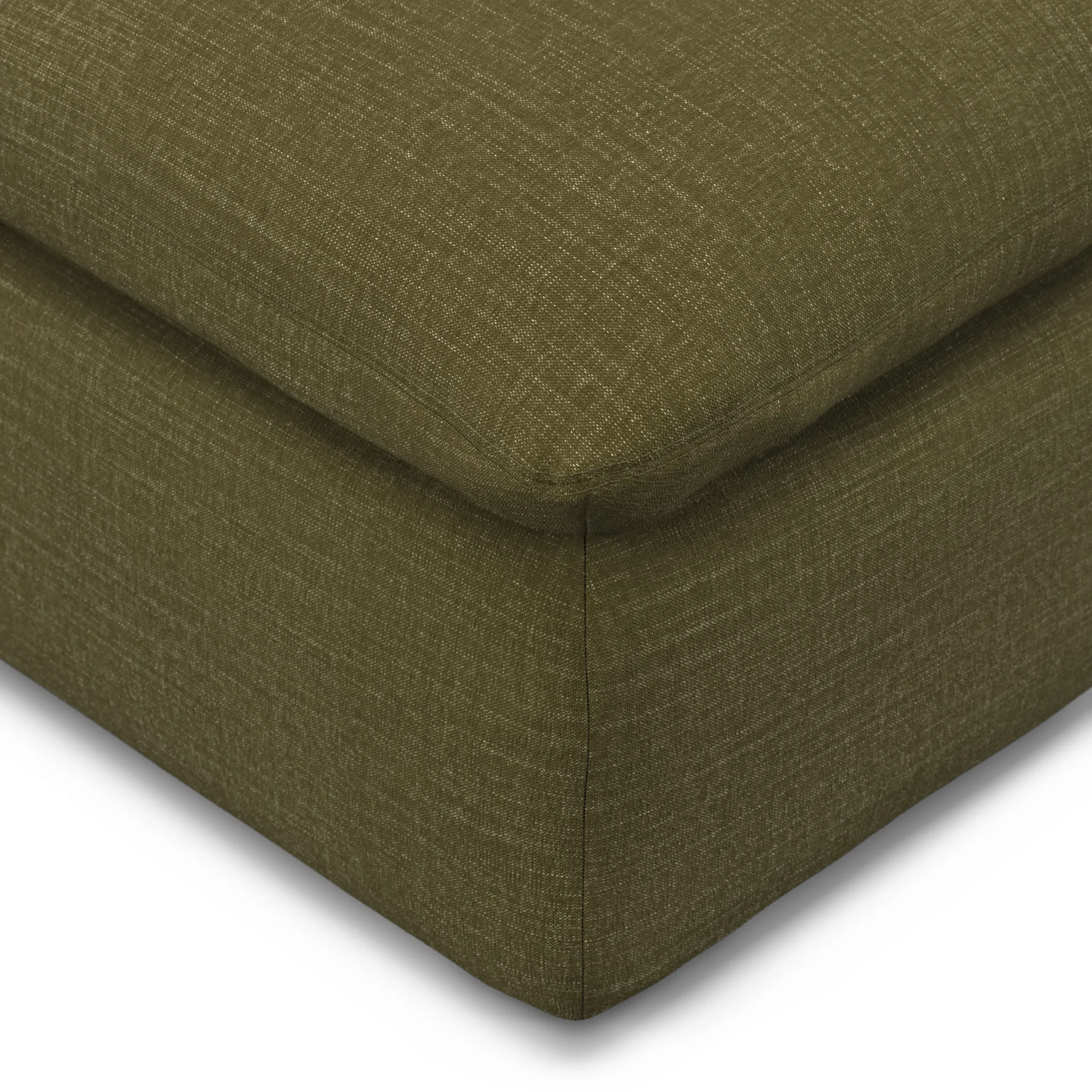 Leigh 41_ Ottoman - Napa Moss - Image 5