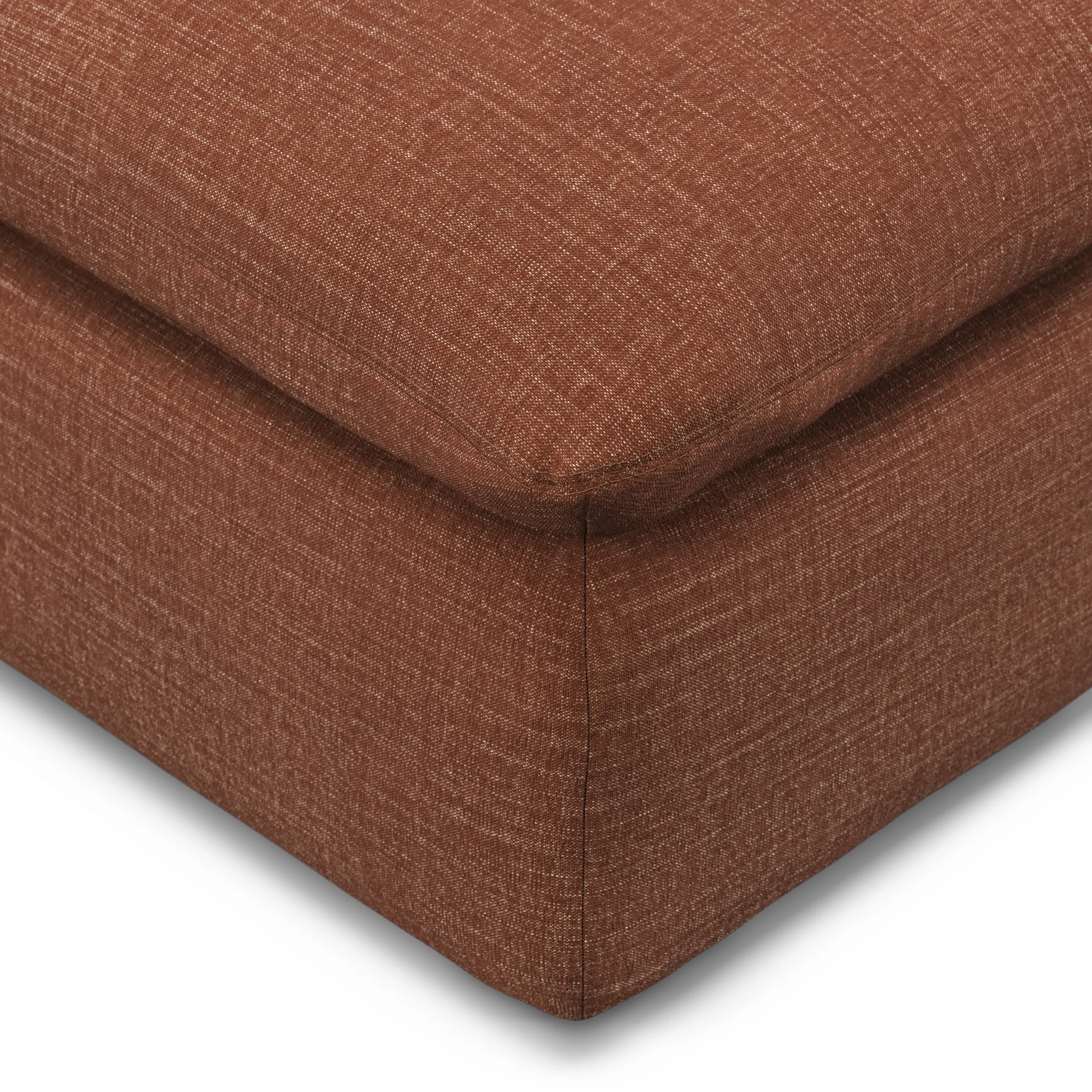 Leigh 41_ Ottoman - Napa Rust - Image 5