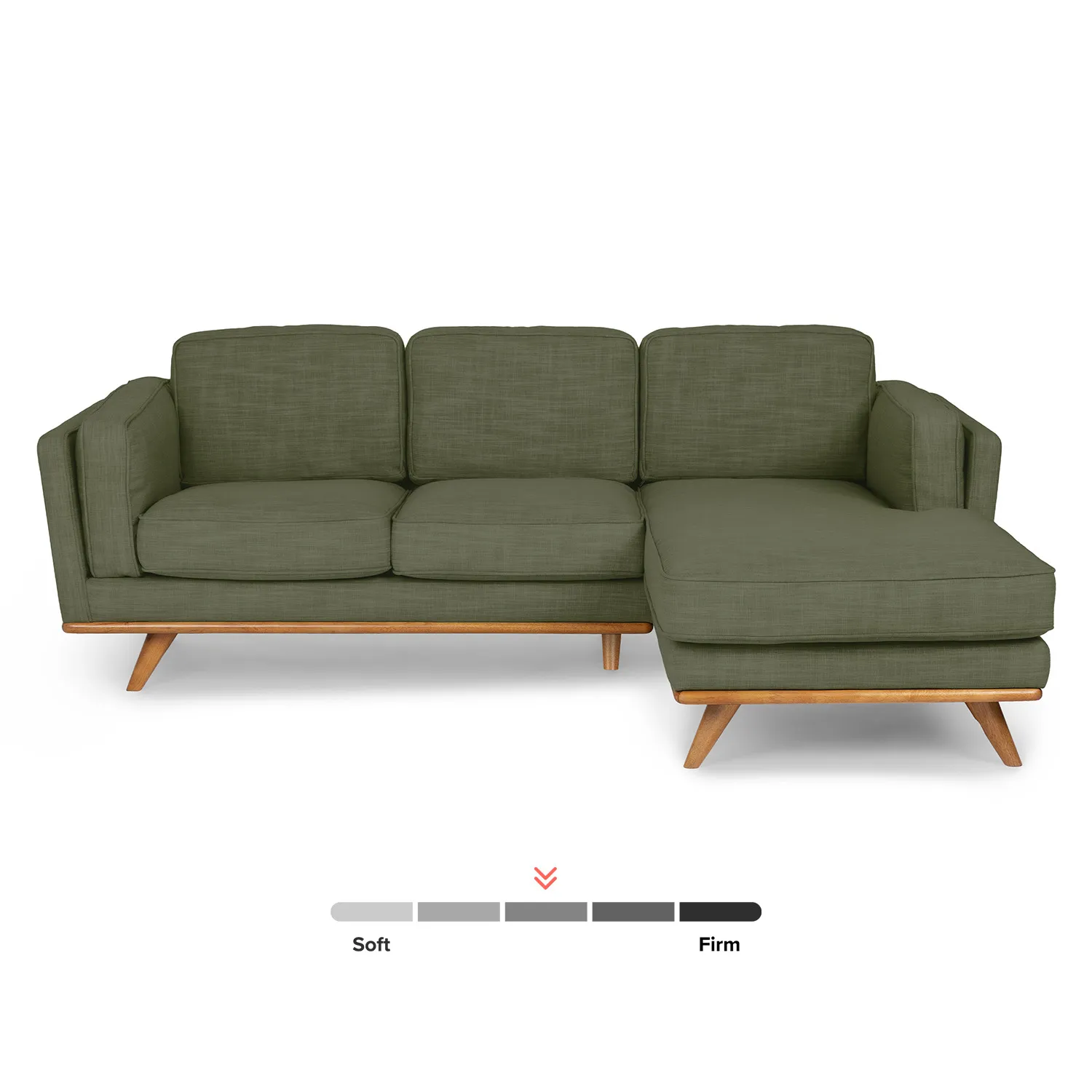 Timber 93_ Right Sectional - Olio Green - Image 5