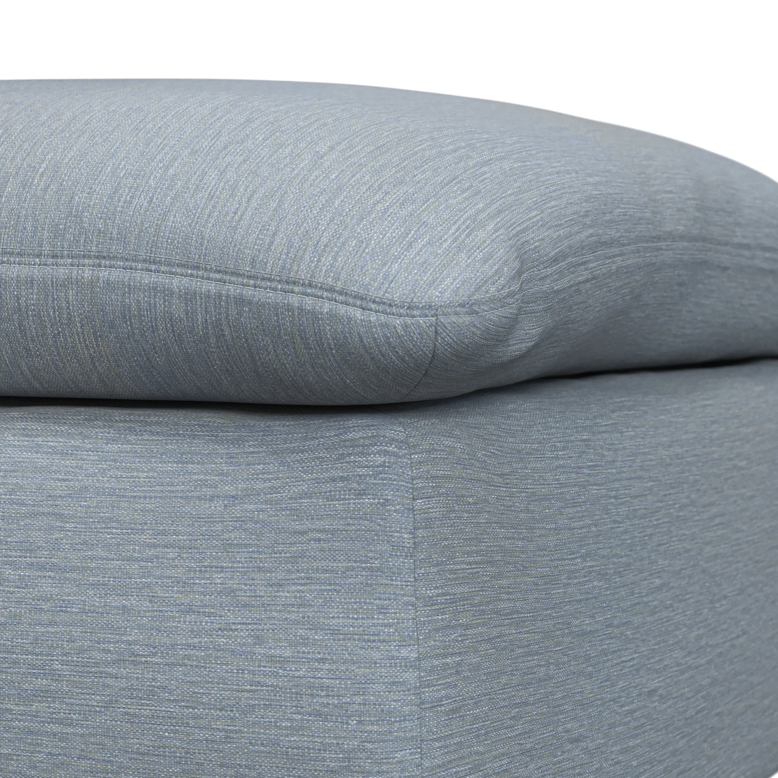 Leigh 41_ Ottoman - Silver Light Blue - Image 5