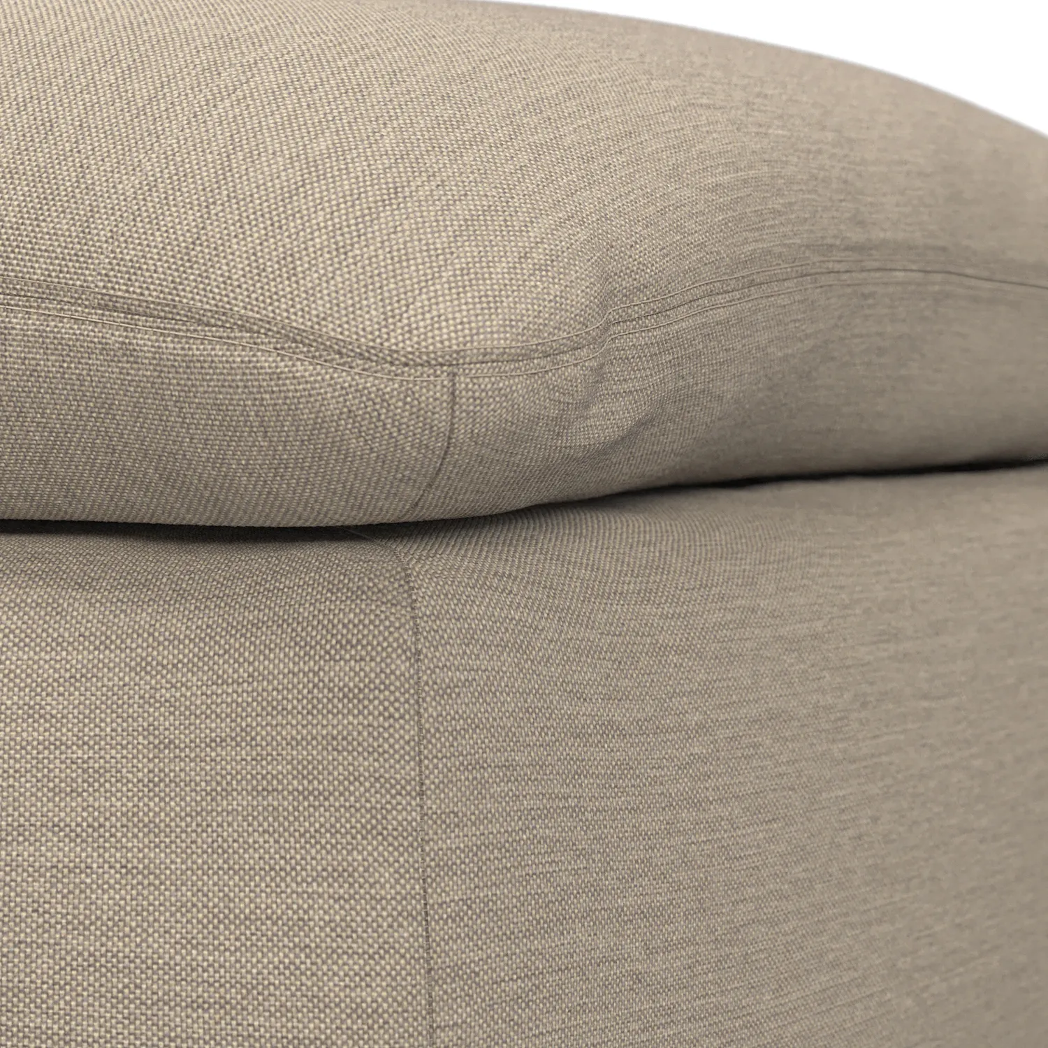 Leigh 41_ Ottoman - Silver Taupe - Image 5