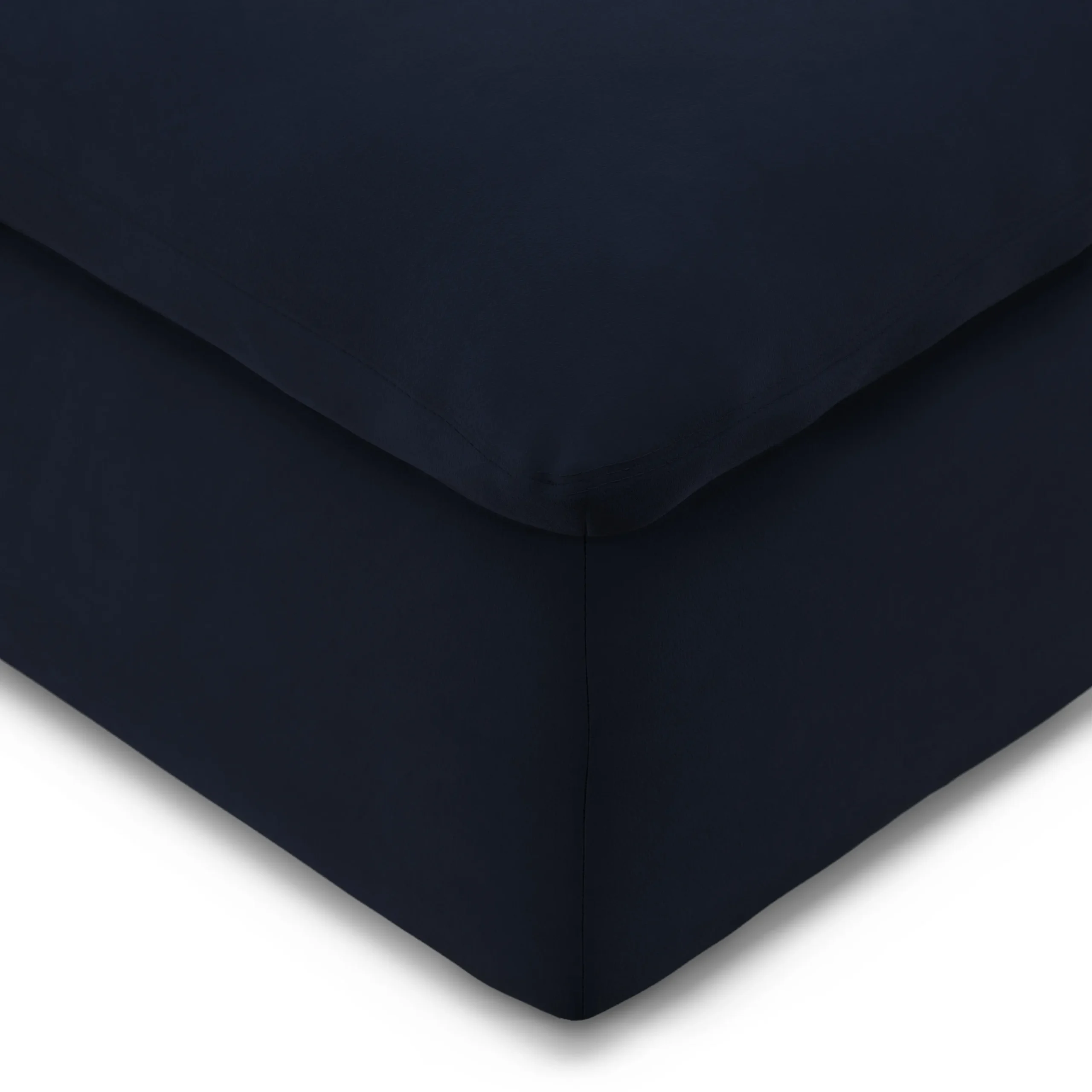 Leigh 41_ Velvet Ottoman - Hale Ink - Image 5