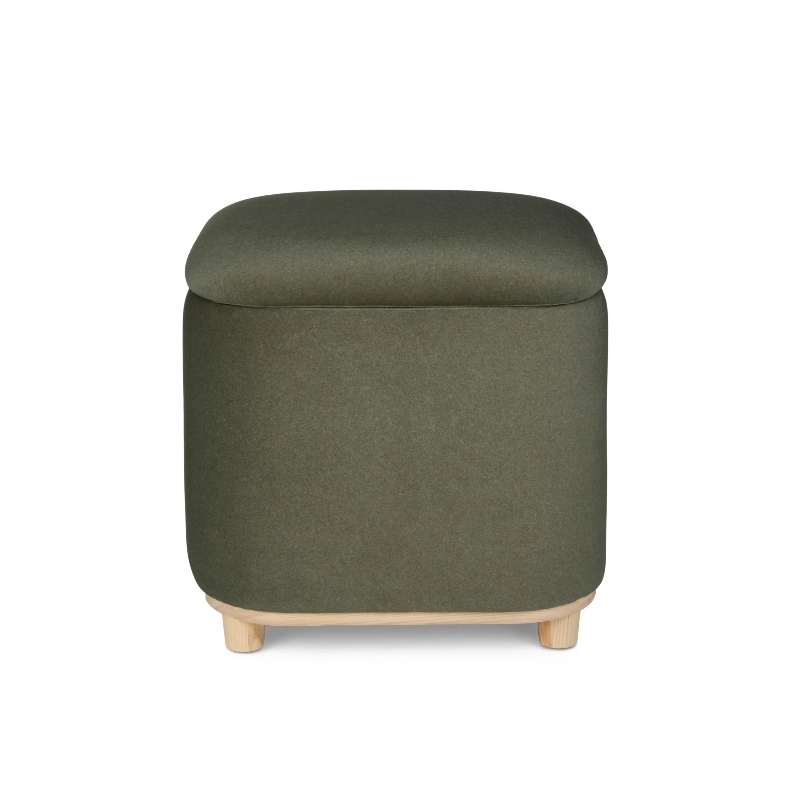 Maribo 19_ Storage Ottoman - Felted Green - Image 5