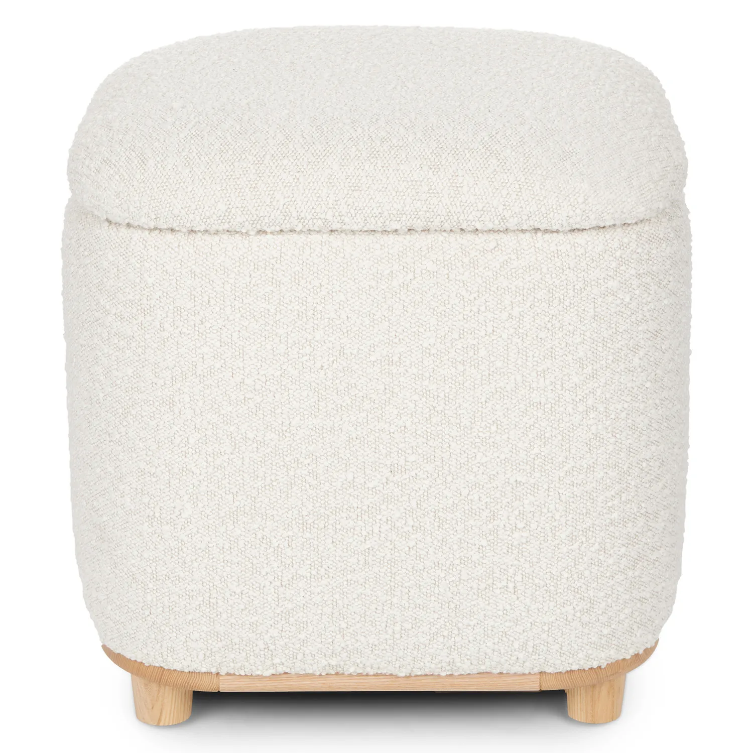 Maribo 19_ Storage Ottoman - Ivory Bouclé - Image 5