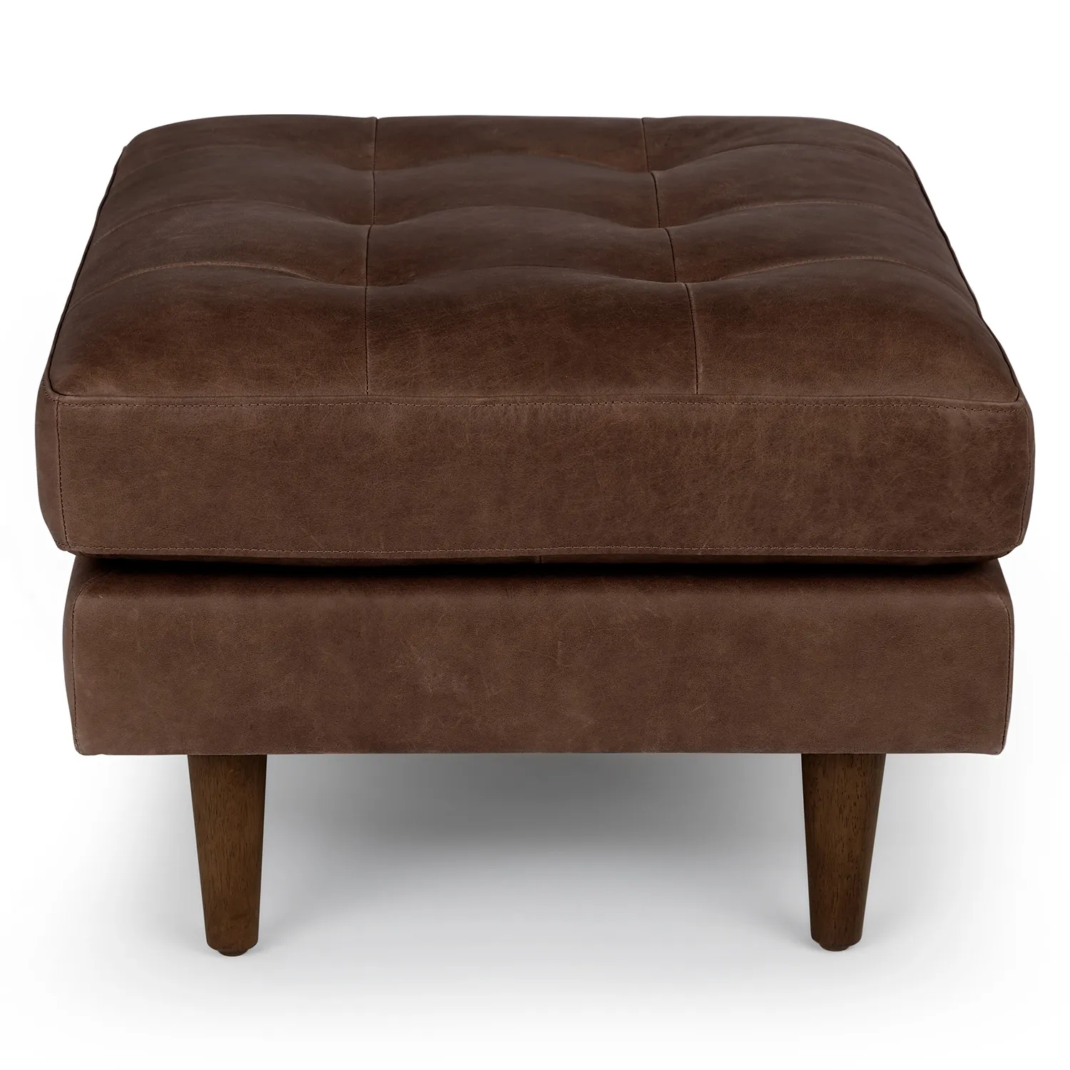 Sven 30_ Leather Ottoman - Charme Chocolat - Image 10