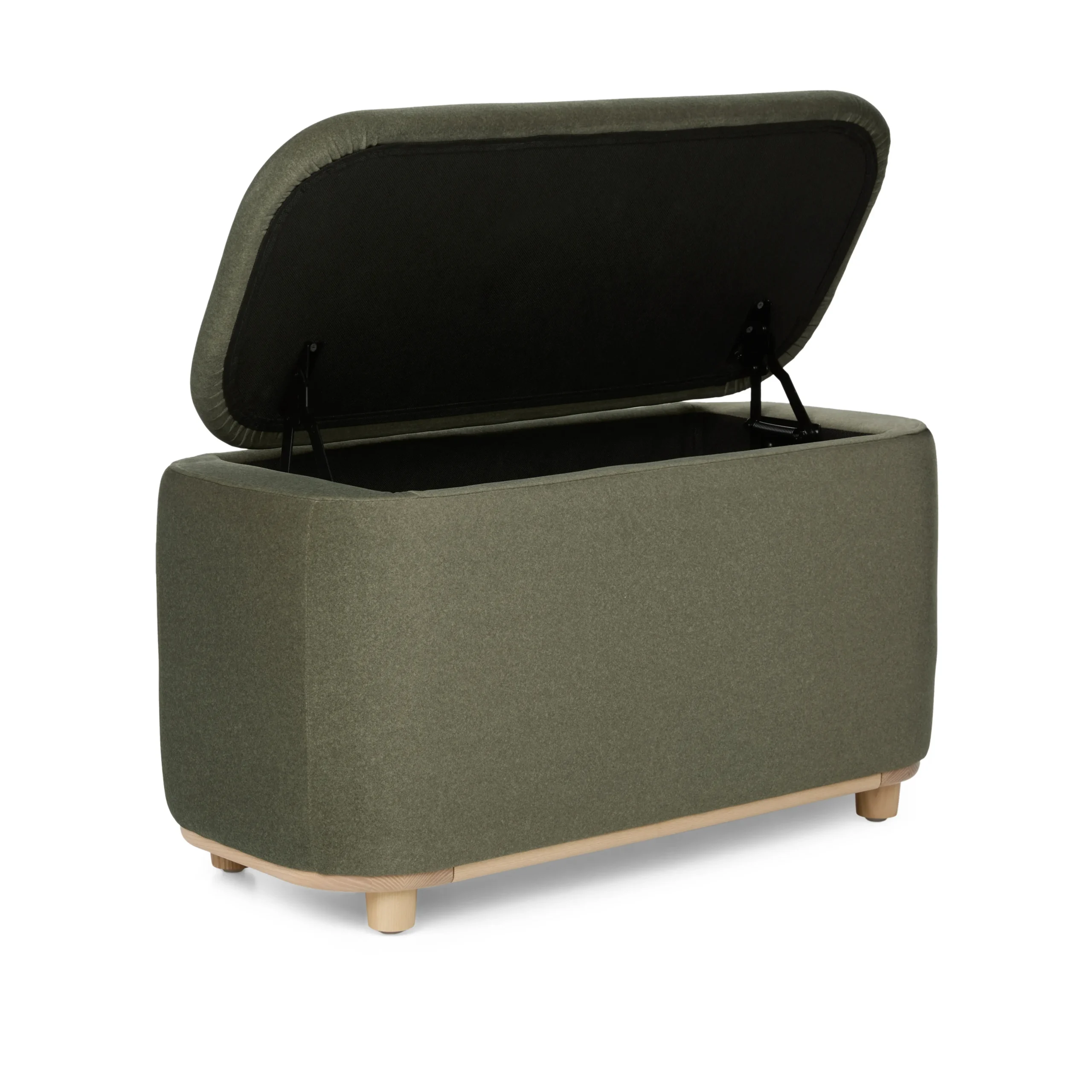 Maribo 32_ Storage Ottoman - Felted Green - Image 5