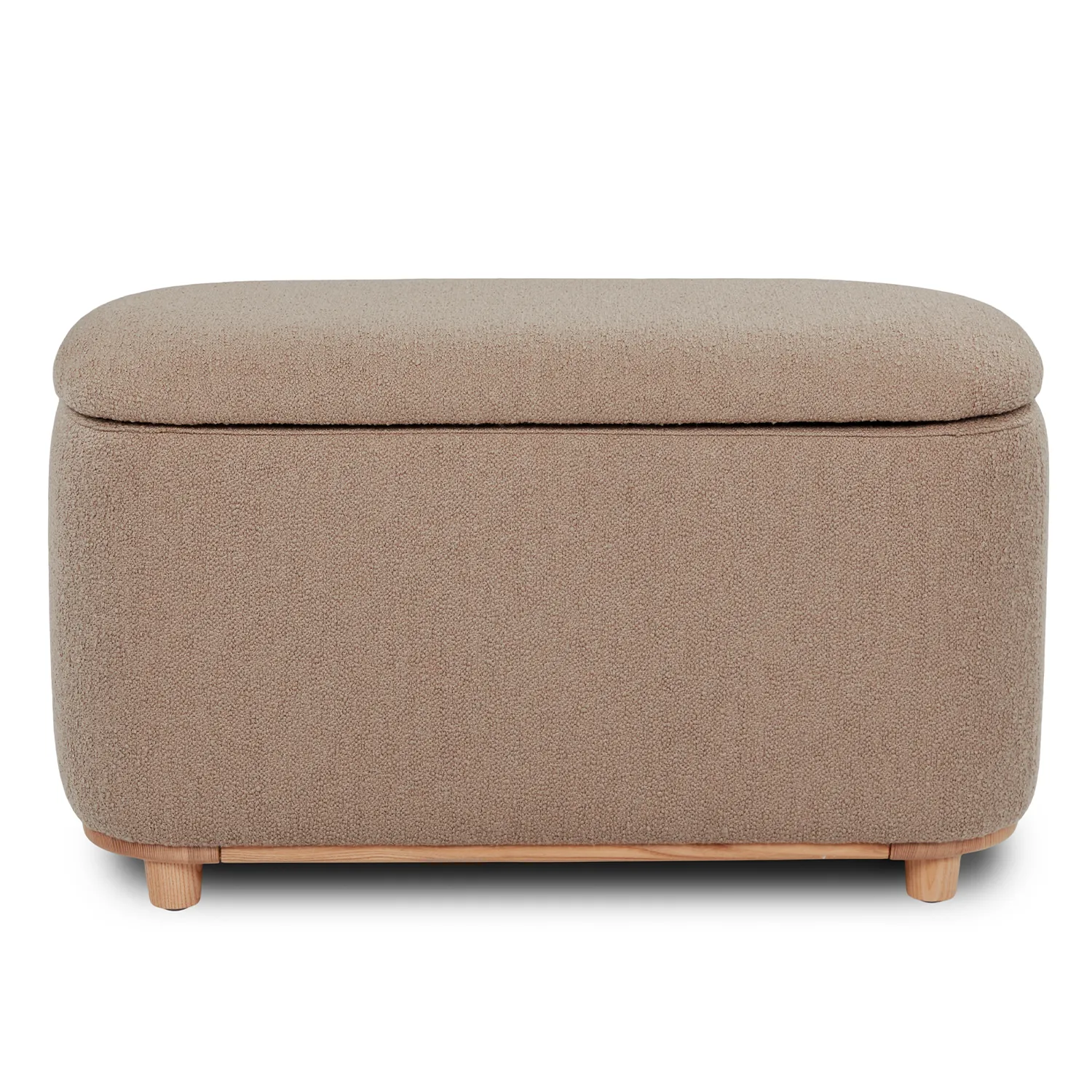 Maribo 32_ Storage Ottoman - Sandstone Wool Bouclé - Image 5
