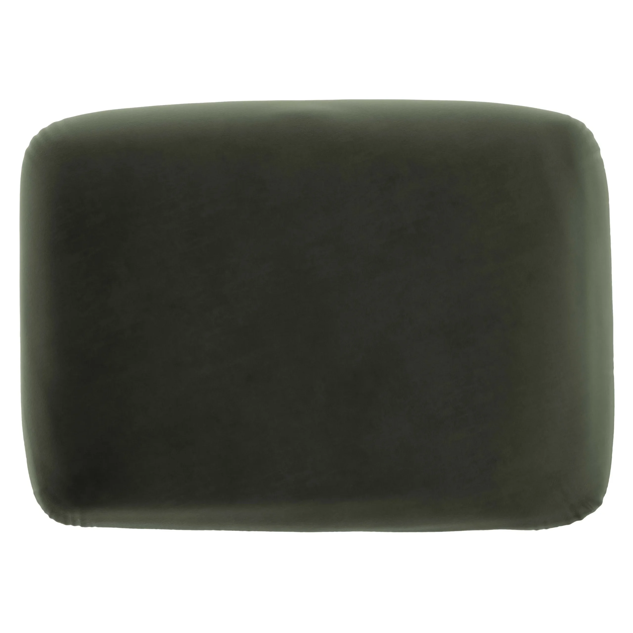 Sanders 35.5_ Velvet Ottoman - Plush Pacific Green - Image 5