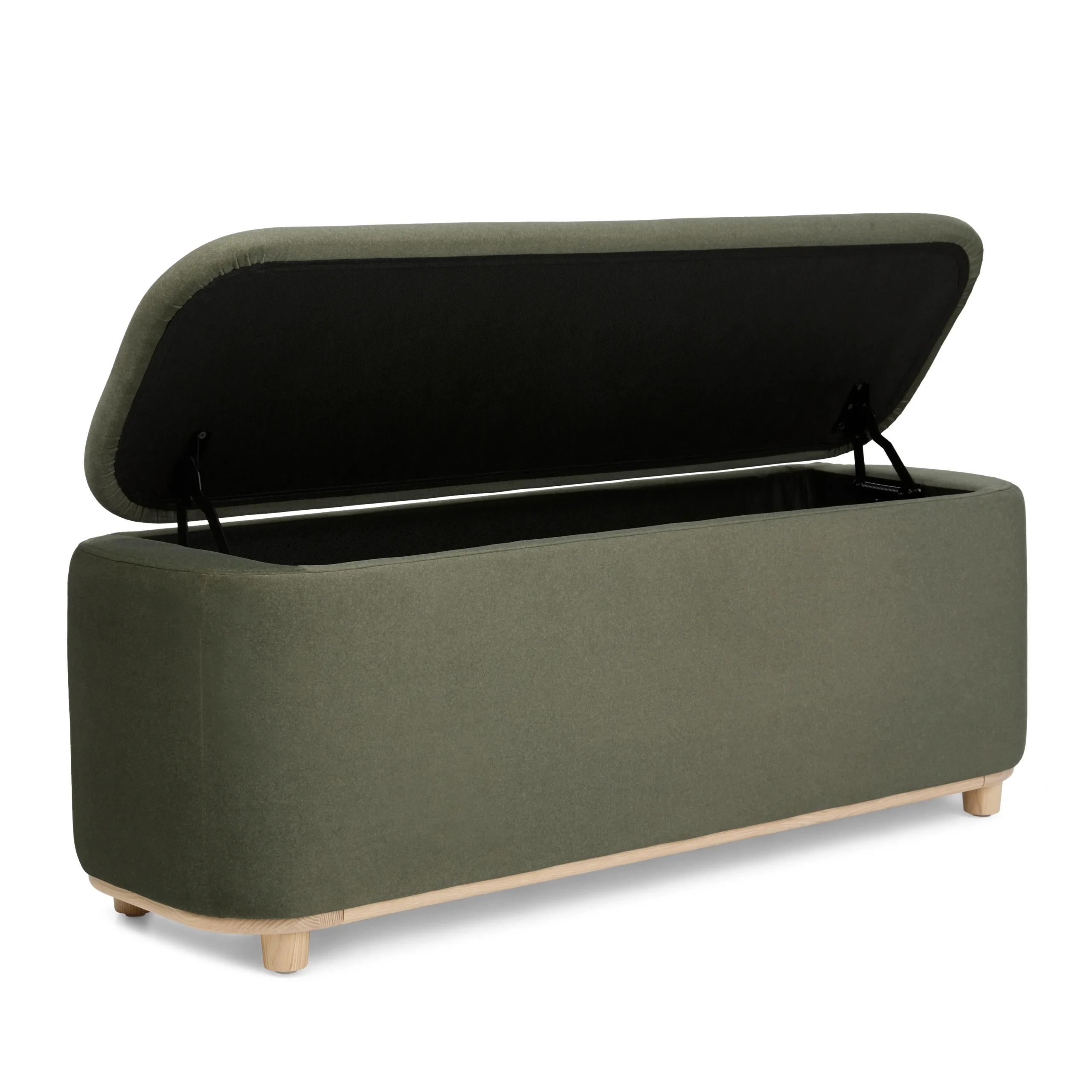 Maribo 48_ Storage Ottoman - Felted Green - Image 5