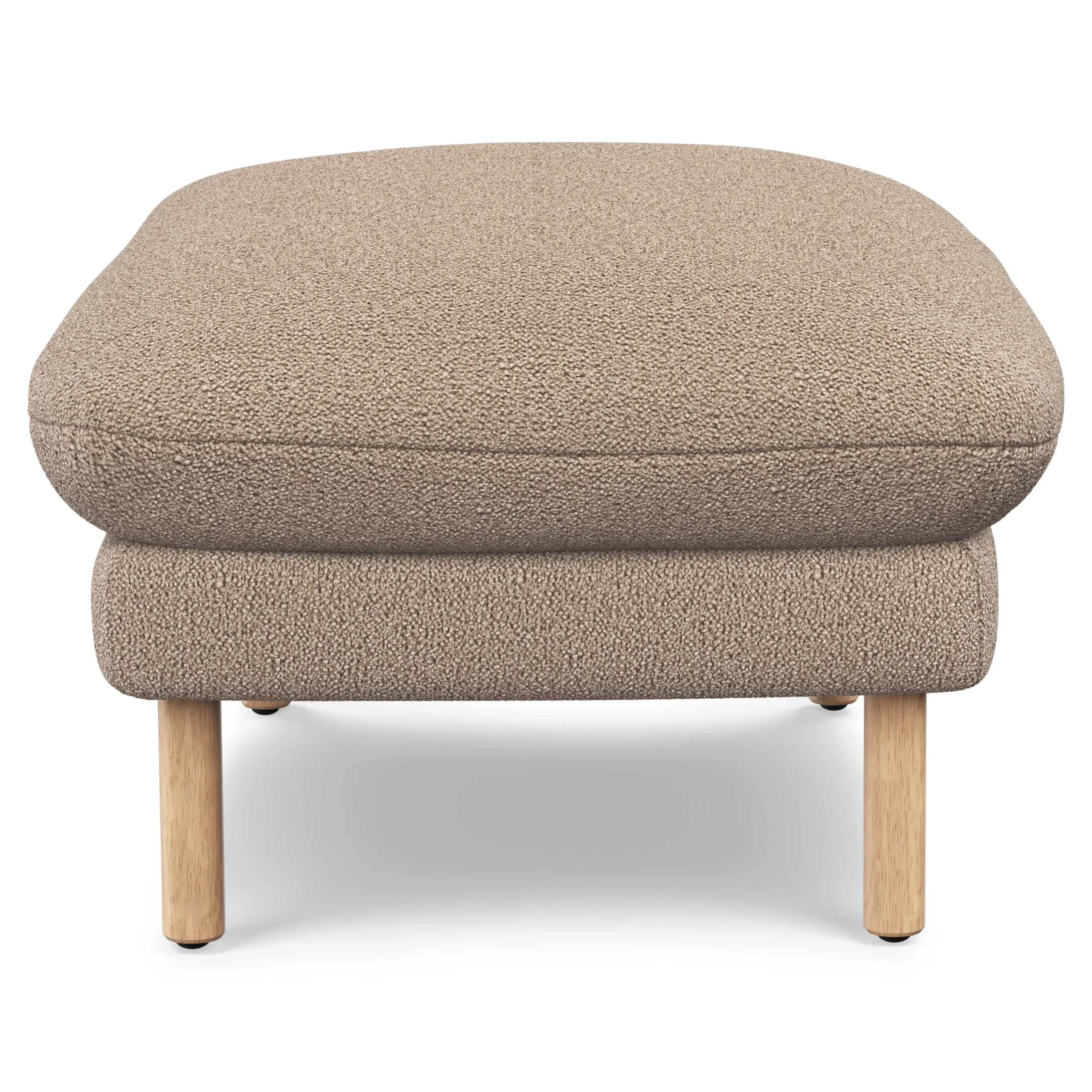 Sanders 35.5_ Ottoman - Sandstone Wool Bouclé - Image 7