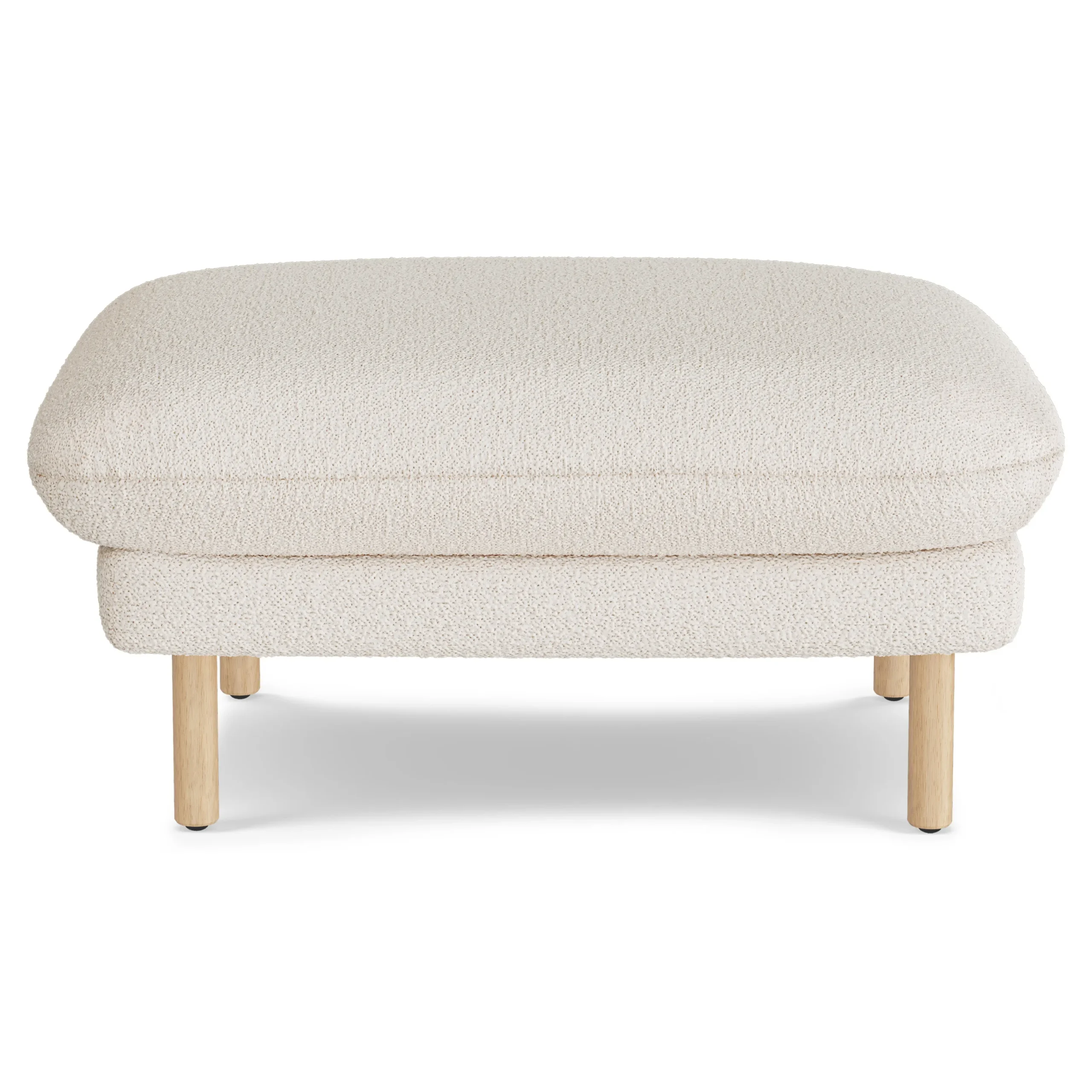 Sanders 35.5_ Ottoman - Ivory Wool Bouclé - Image 8