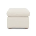Marina 28.5_ Ottoman - Ivory Wool Bouclé