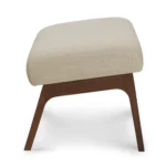 Otio 22_ Ottoman - Walnut and Welsh Taupe