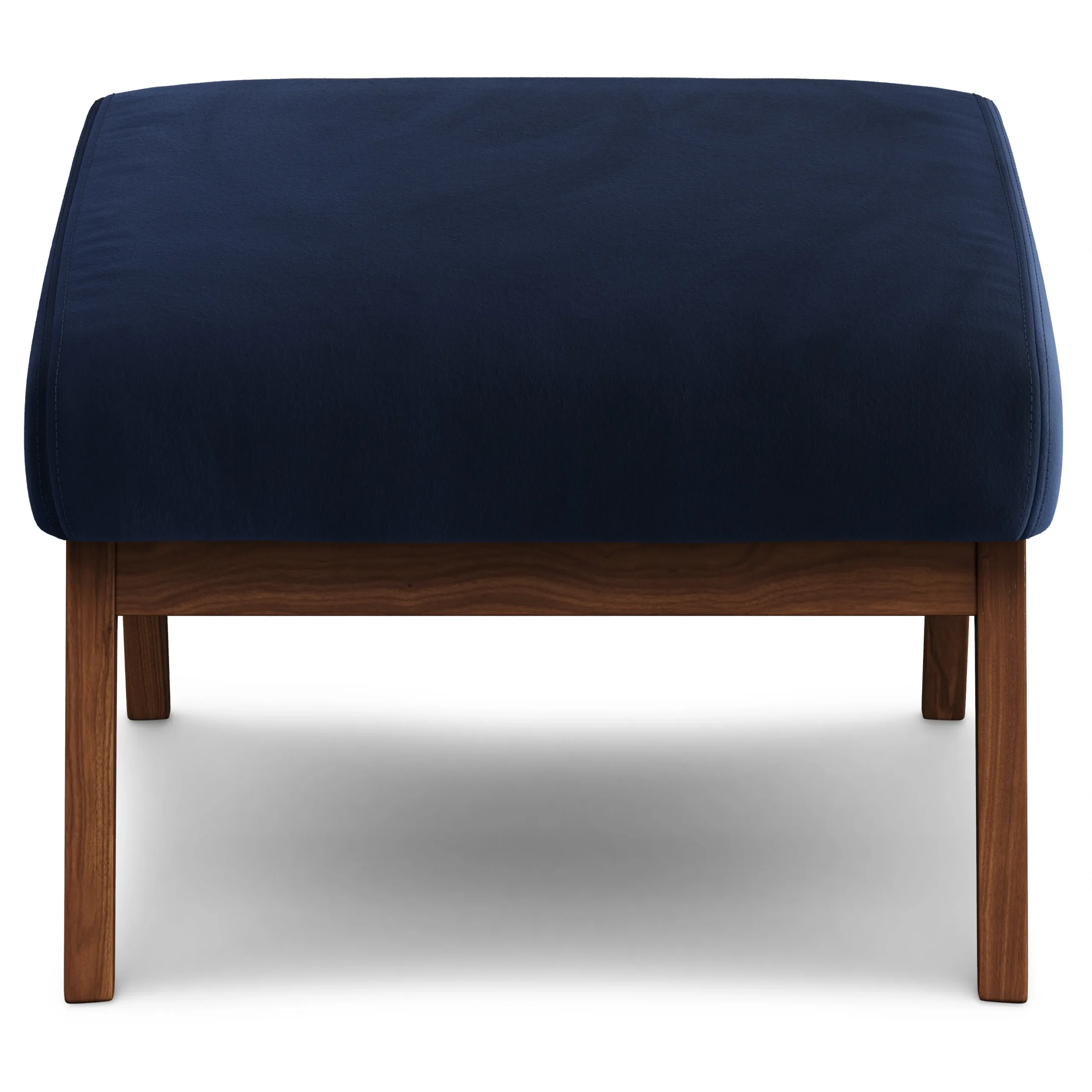 Otio 22_ Velvet Ottoman - Walnut and Hale Ink - Image 5