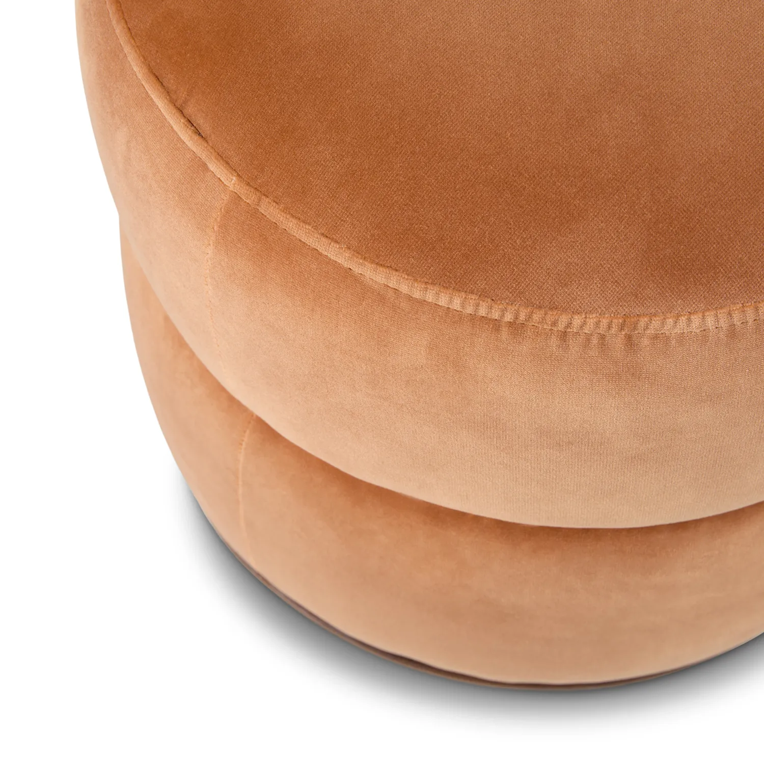 Pica 16_ Velvet Ottoman - Plush Pacific Rust - Image 5