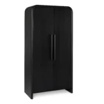 Faydra 35.5_ Enclosed Bookcase - Black