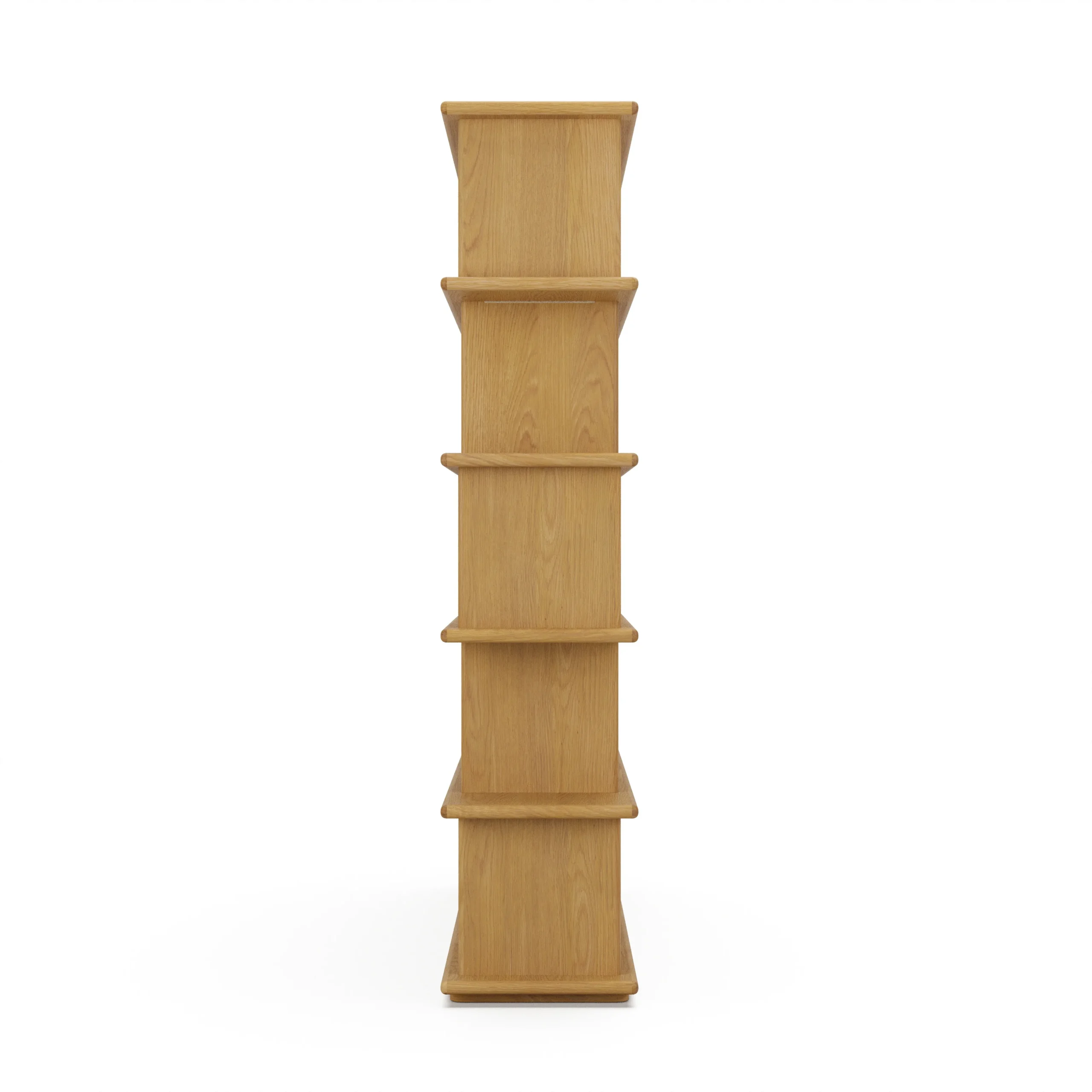 Lafora 53_ Bookcase, Tall - Natural Oak - Image 5