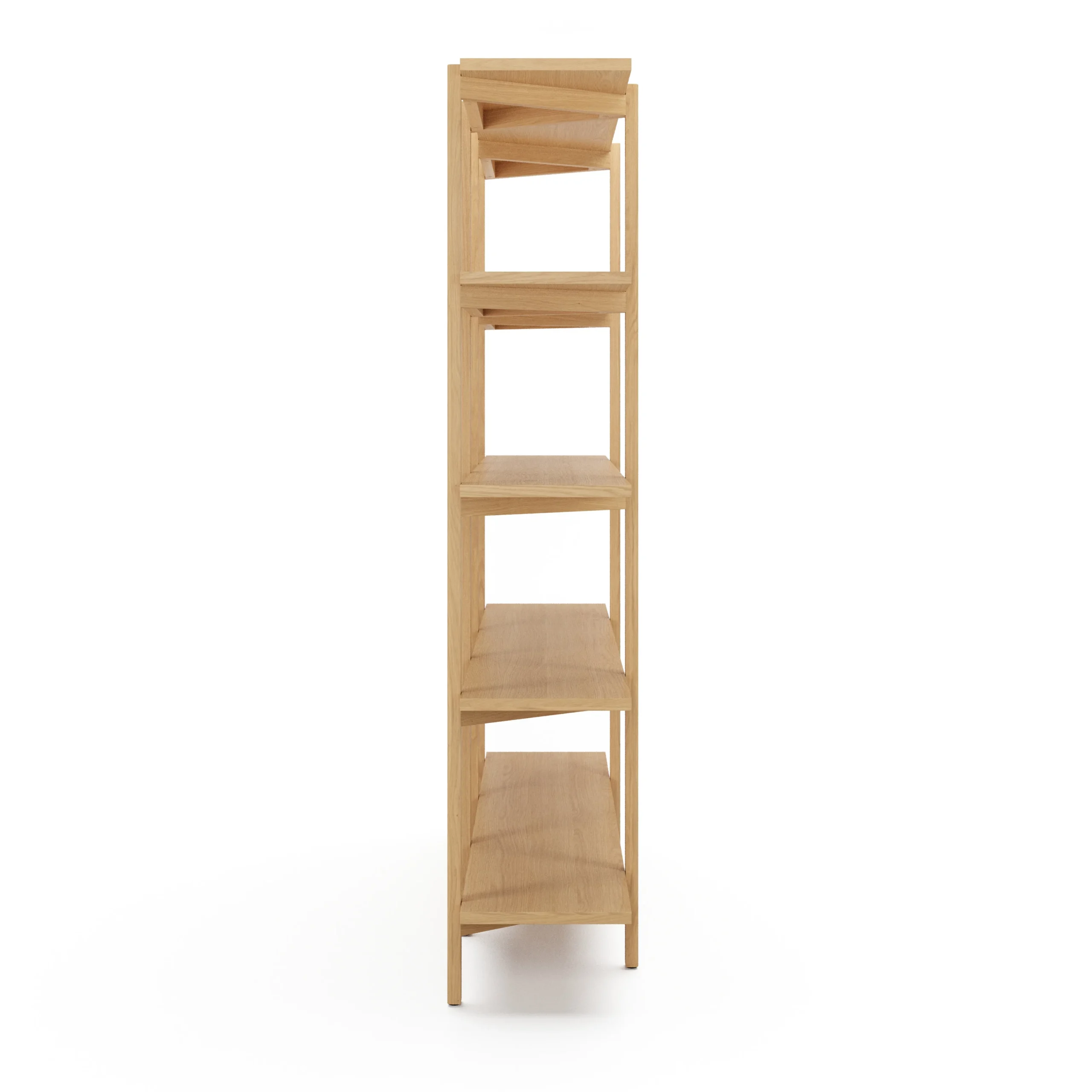 Zander 75_ Shelving Unit - White Oak - Image 5