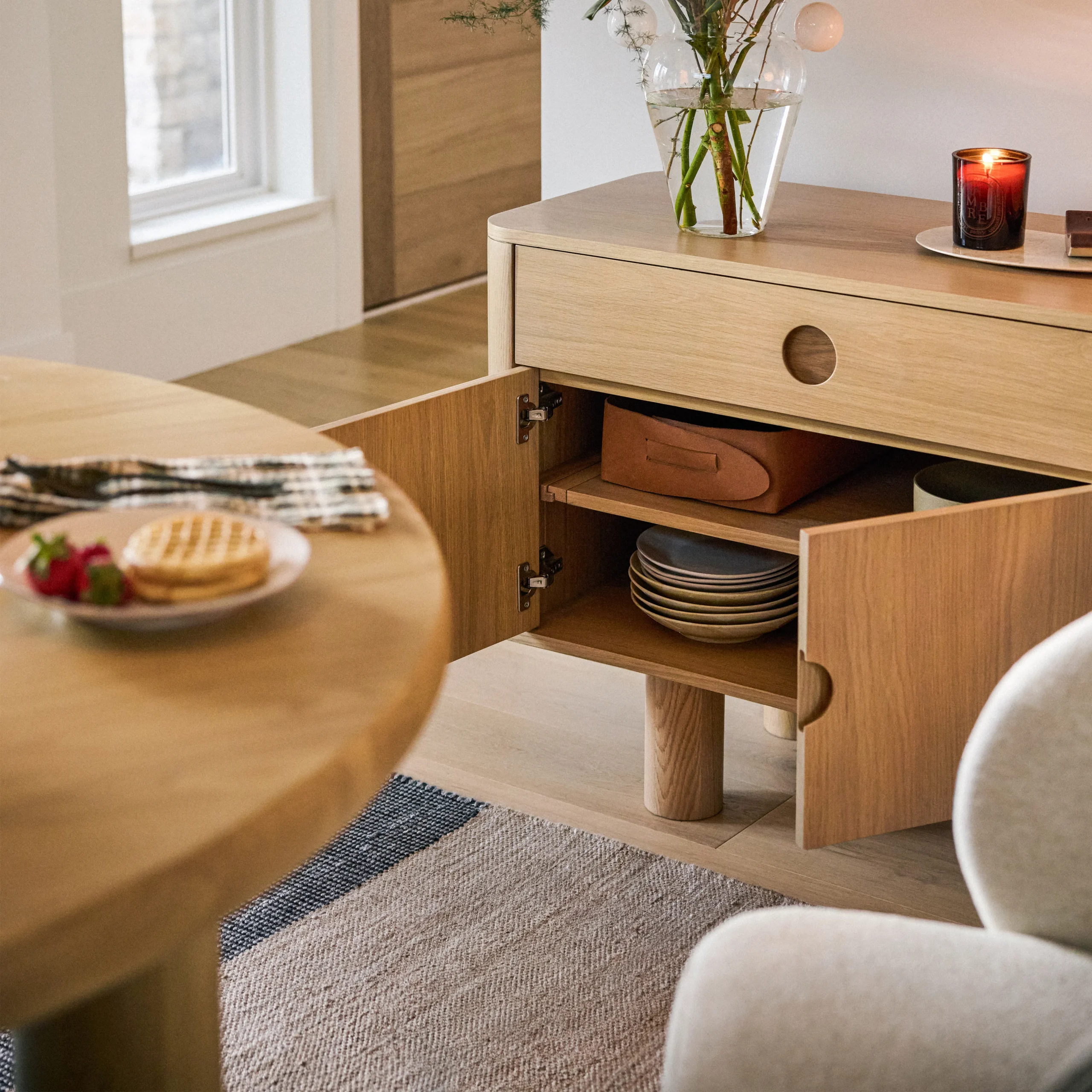 Adel 71_ Sideboard - White Oak - Image 5