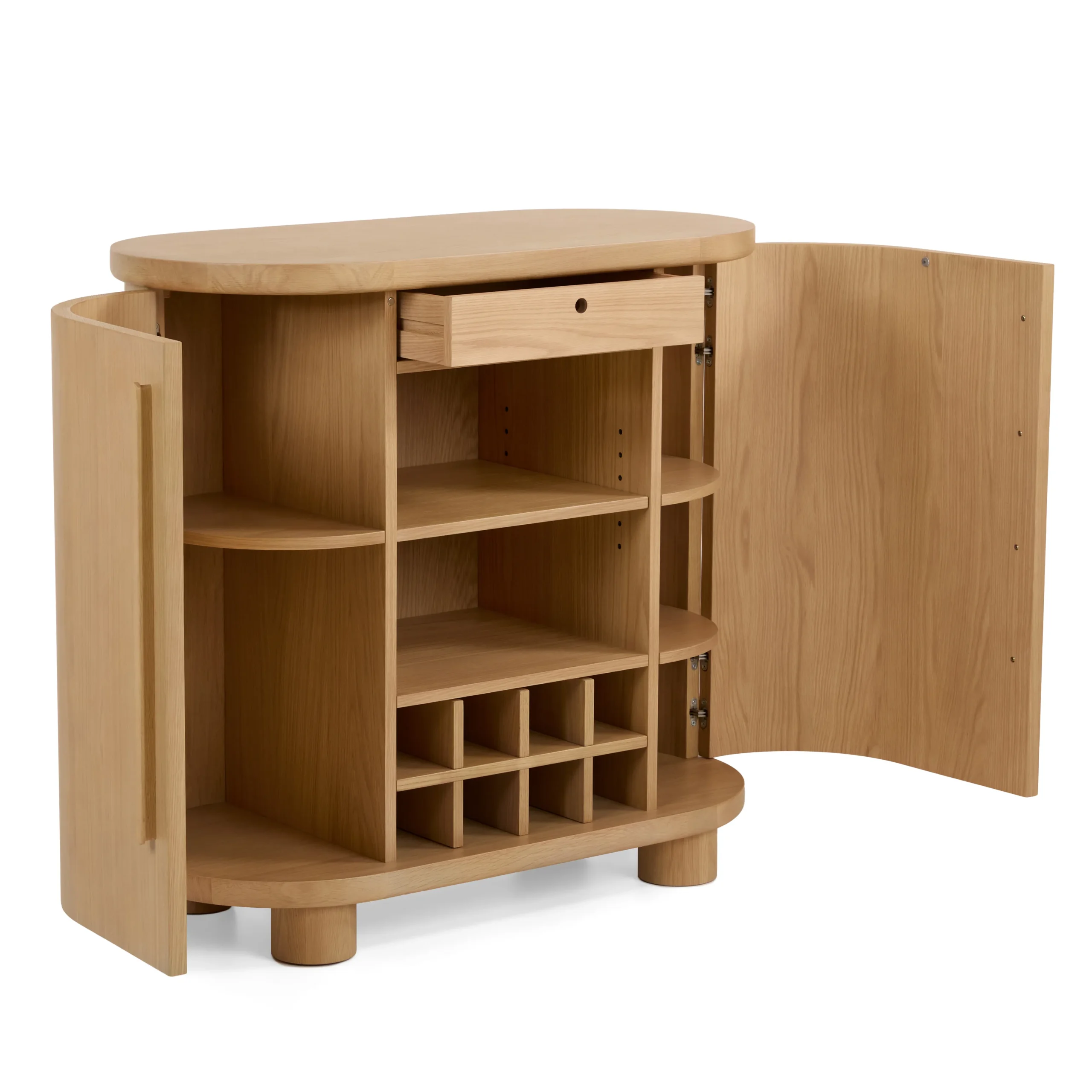 Jens 38_ Bar Cabinet - White Oak - Image 5