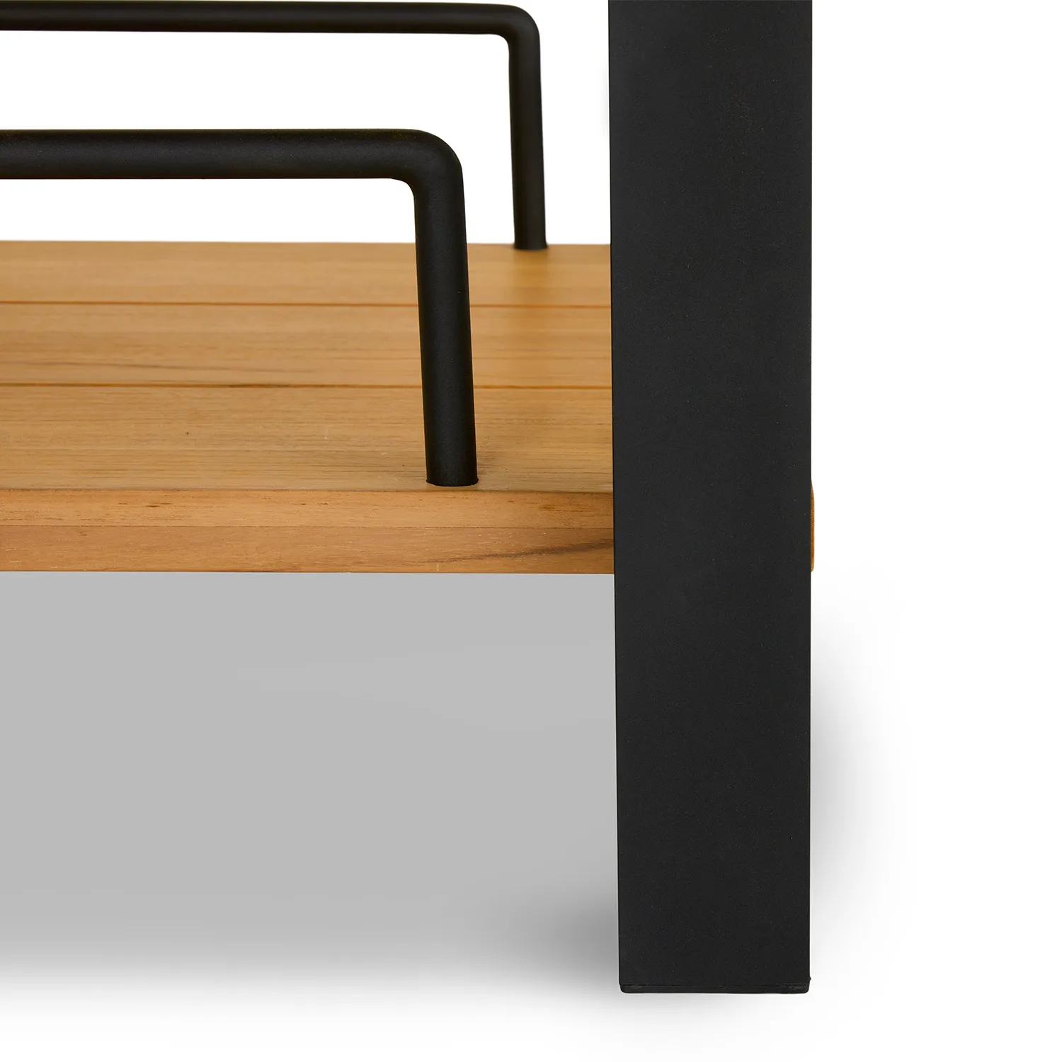 Hulst Outdoor Bar Cart - Teak - Image 6
