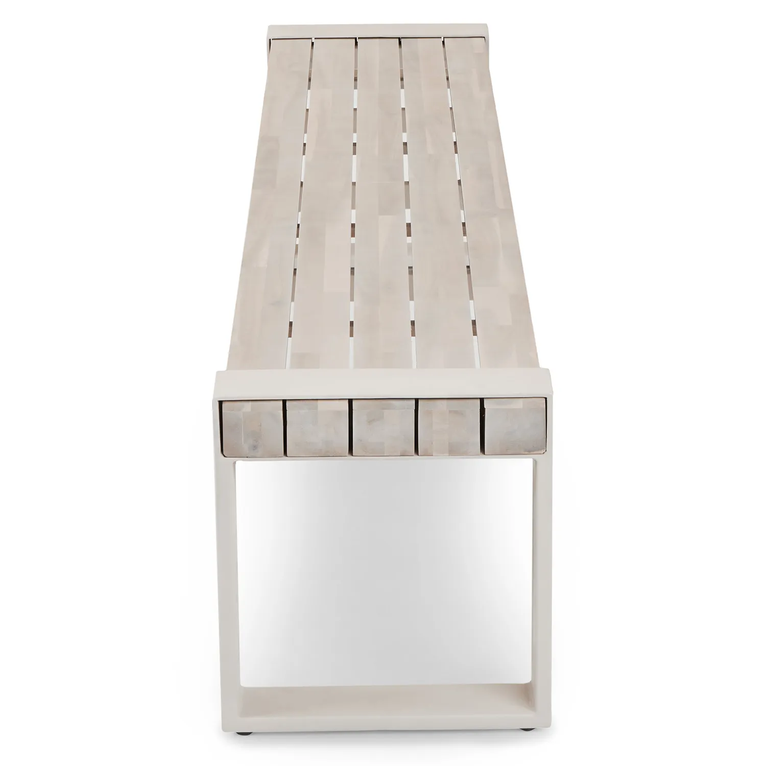 Lubek 84.5_ Outdoor Bench - Byron Gray - Image 5