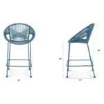 Kasiko Outdoor Counter Stool - Storm Blue