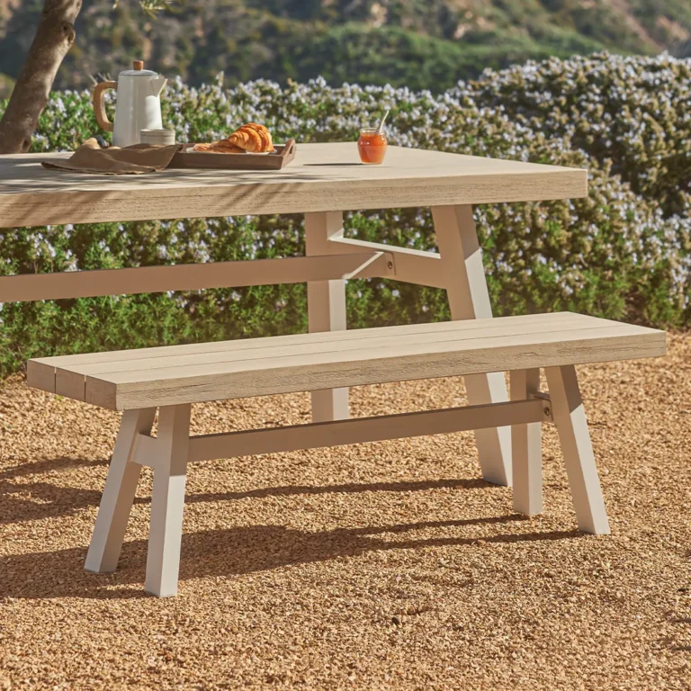 Sardis 56_ Outdoor Bench - Driftwood Gray