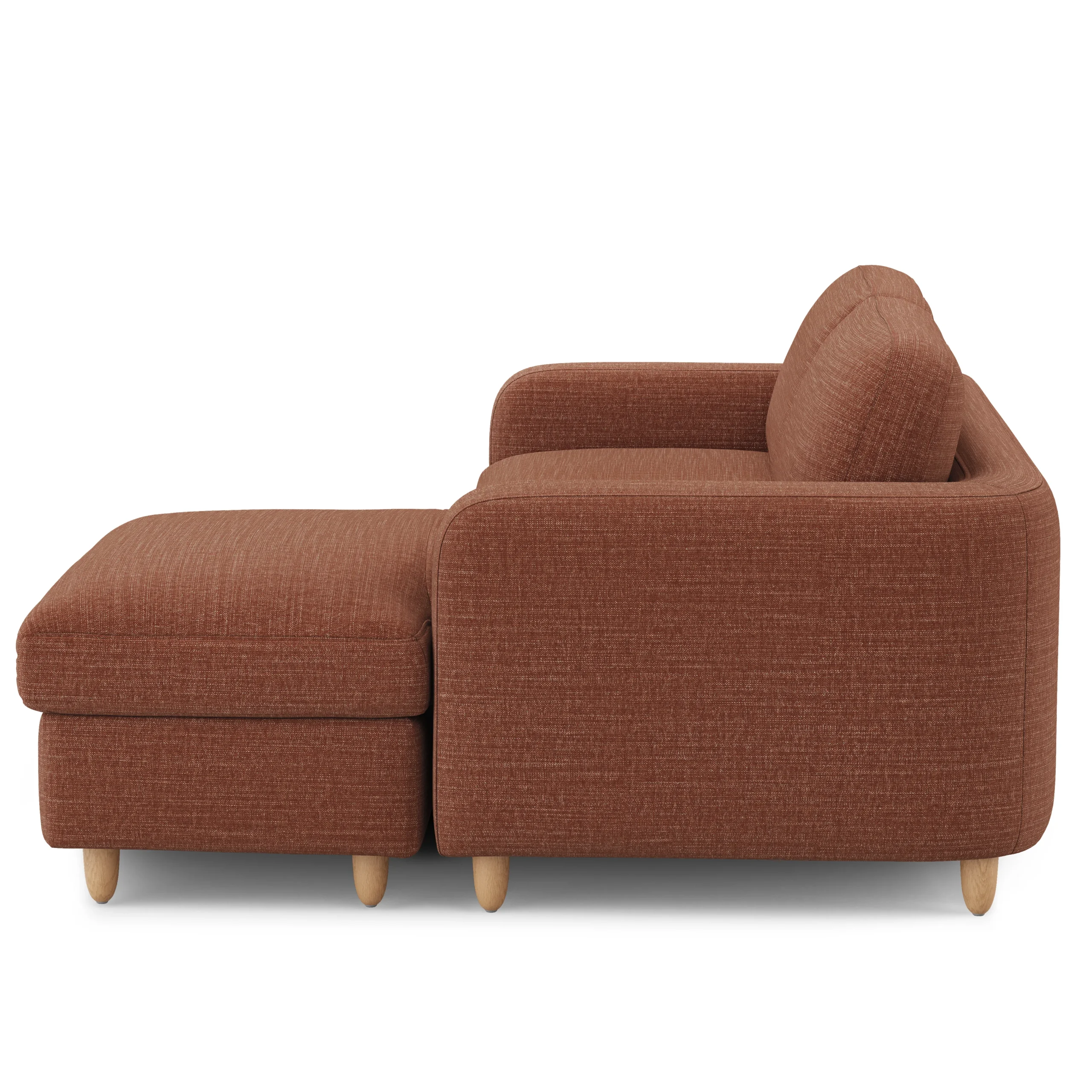 Vati 80_ Right Storage Sectional - Natural Oak and Silver Light Blue - Image 6