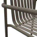 Sarek Outdoor Stackable Dining Armchair - Warm Stone