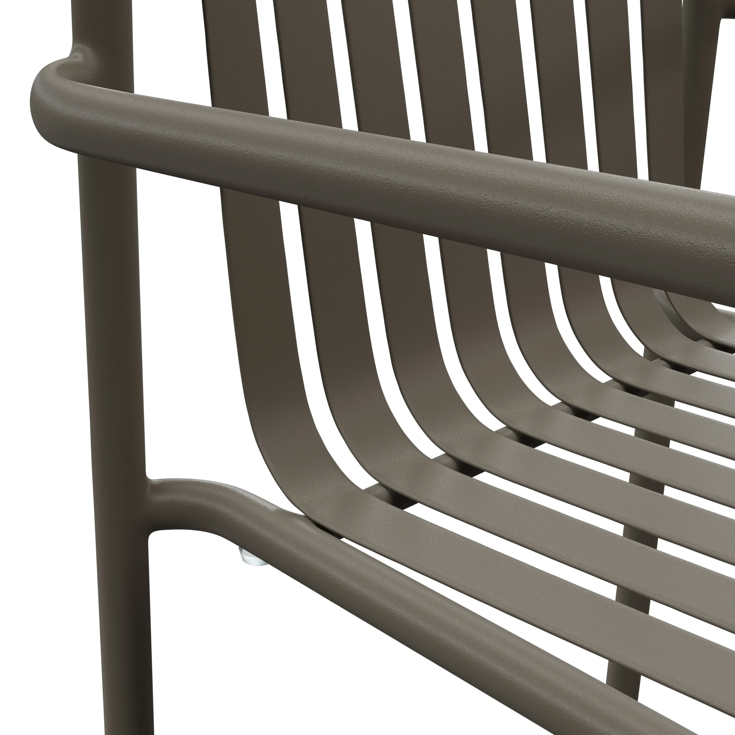 Sarek Outdoor Stackable Dining Armchair - Warm Stone - Image 5