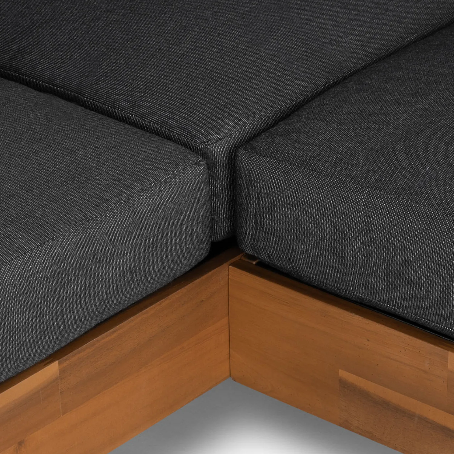 Lubek 100.5_ Outdoor Low Corner Sectional - Slate Gray - Image 8